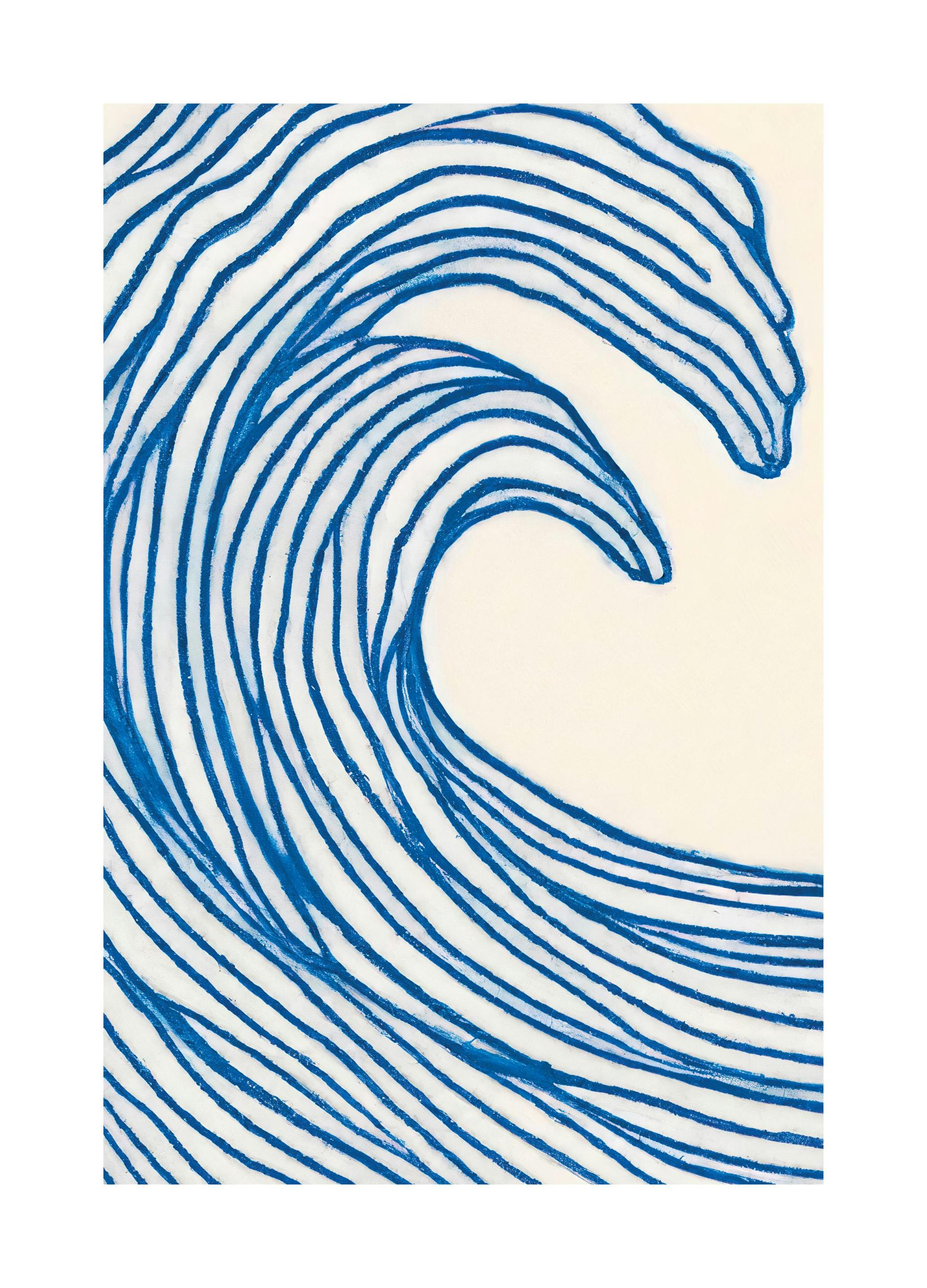 Merel Takken - Wavy Lines Print (30x40 cm)