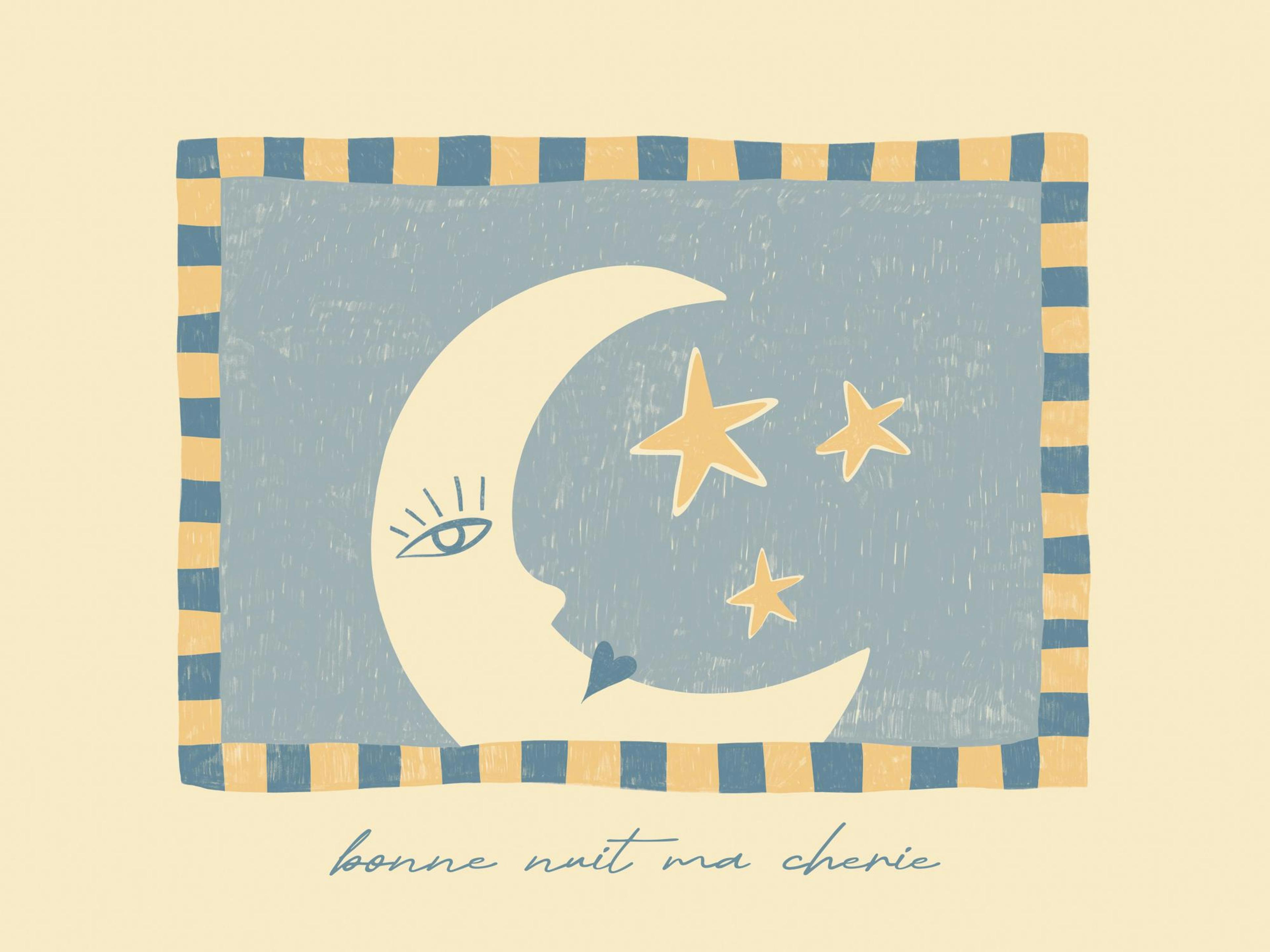 We Made Something Nice - Bonne Nuit Ma Cherie Print