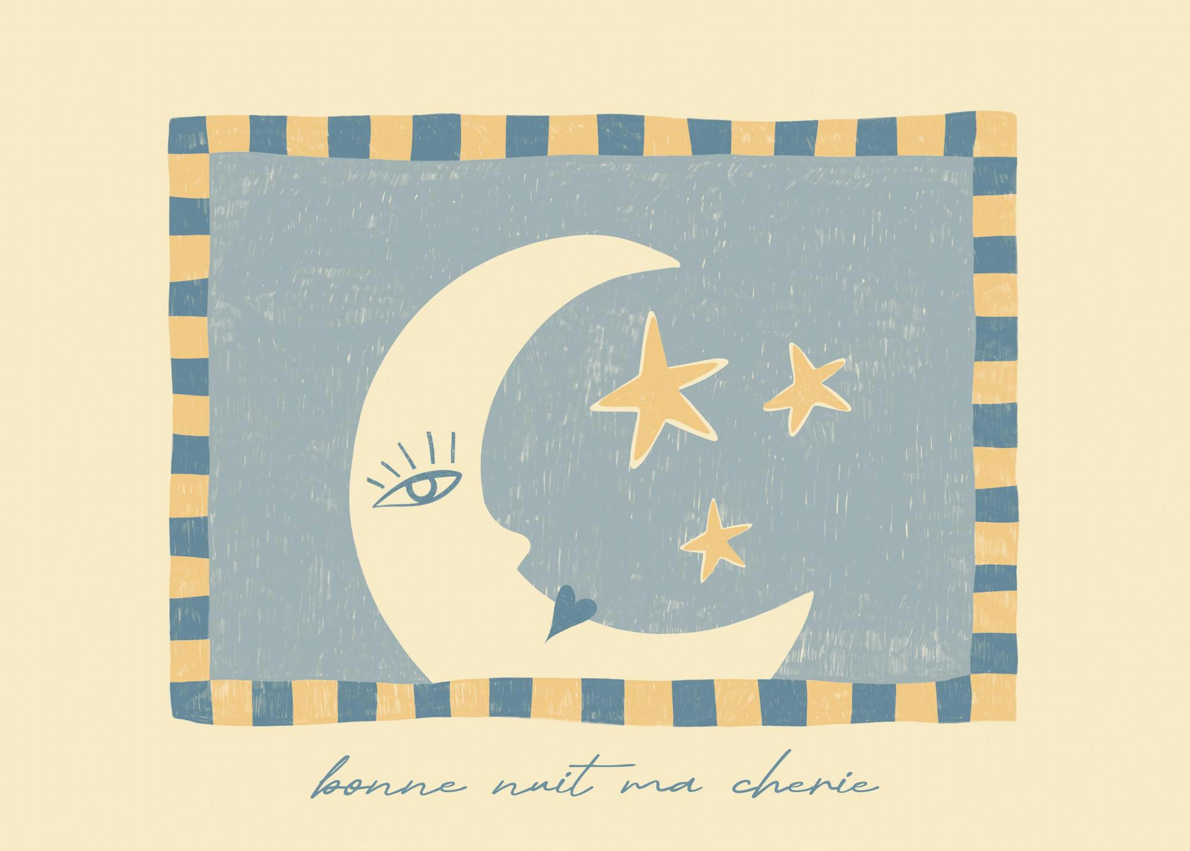 We Made Something Nice - Bonne Nuit Ma Cherie Print 0