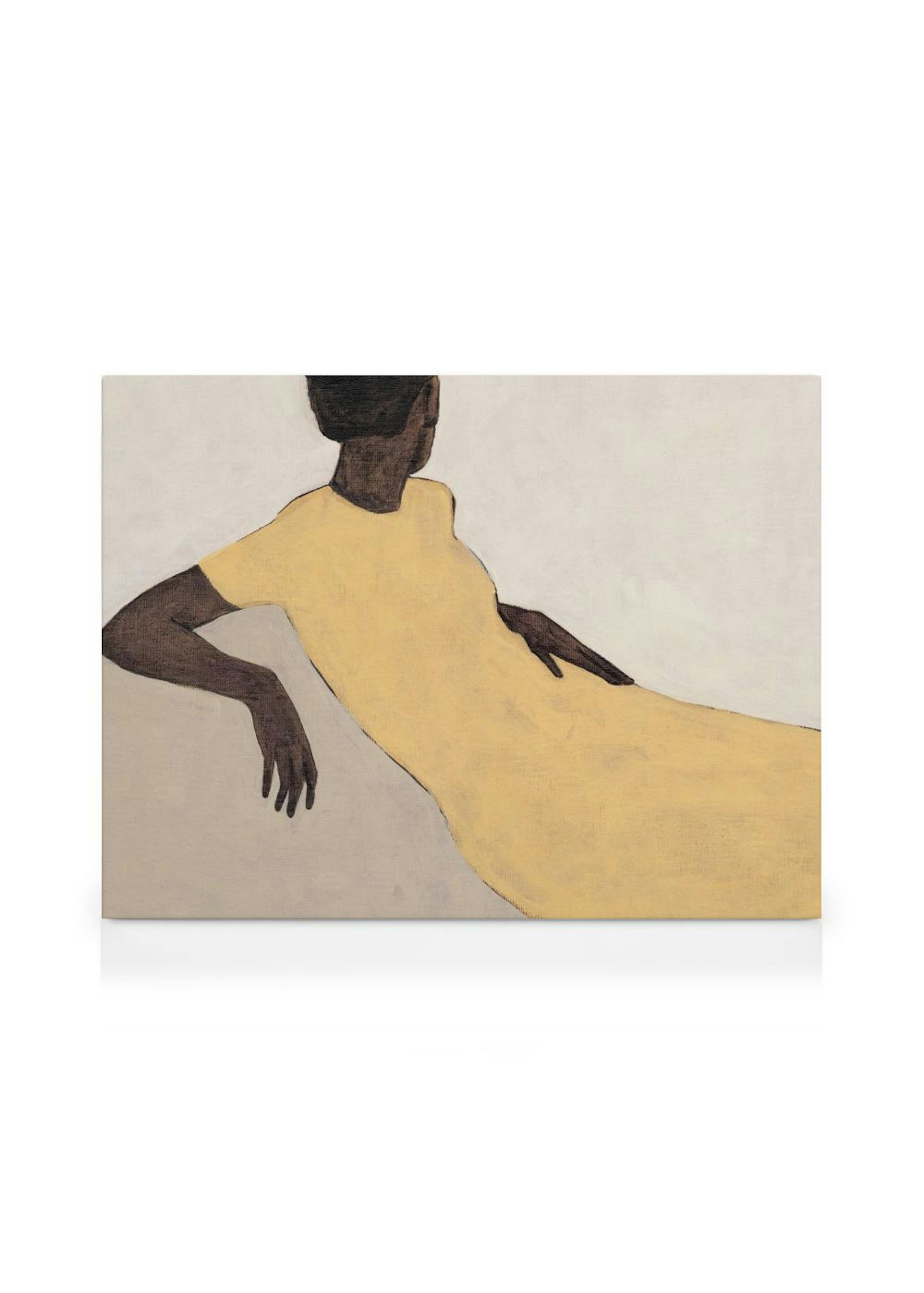 Yellow Dress Toile