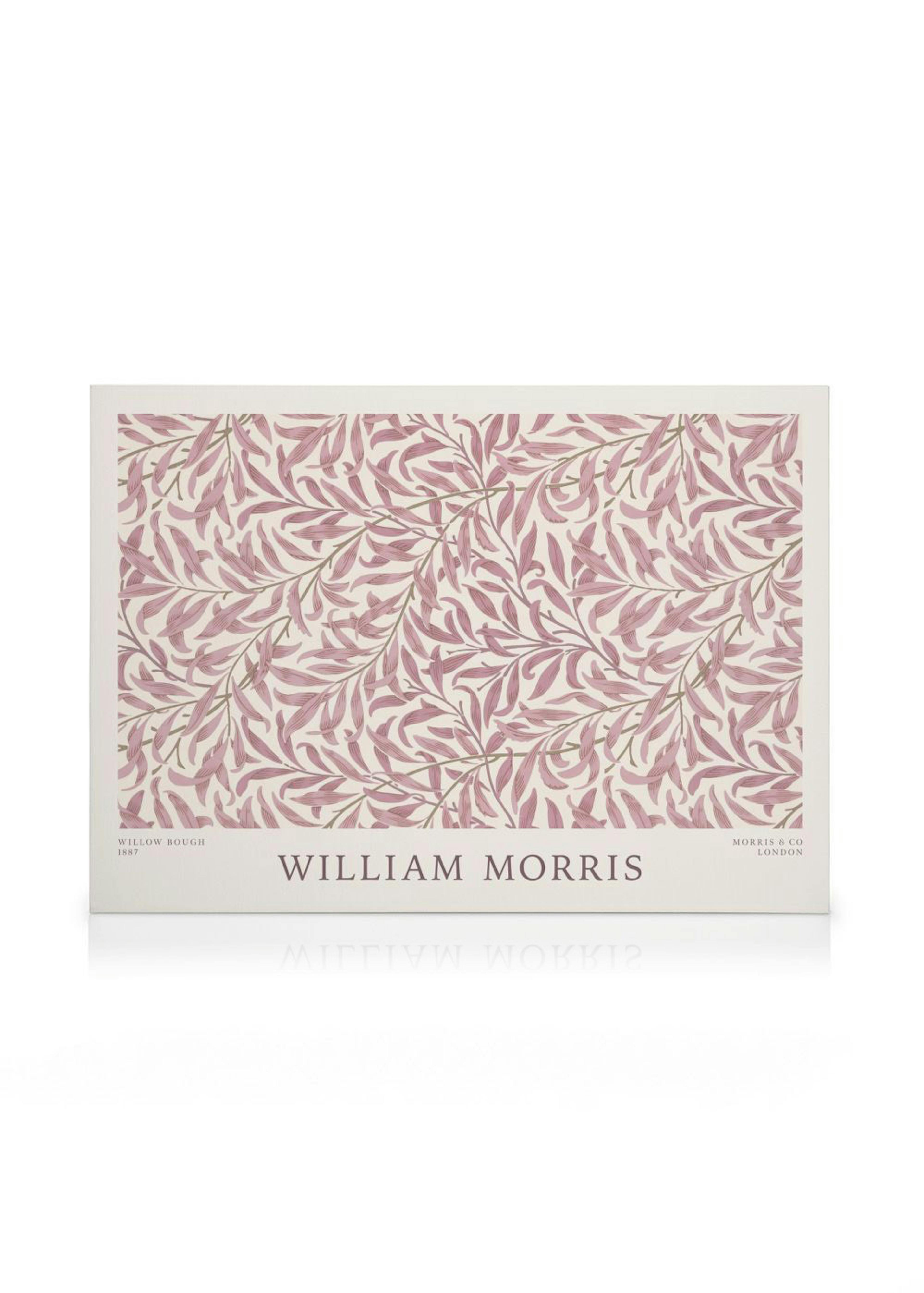 William Morris - Willow Bough Pink Landscape Καμβάς 0