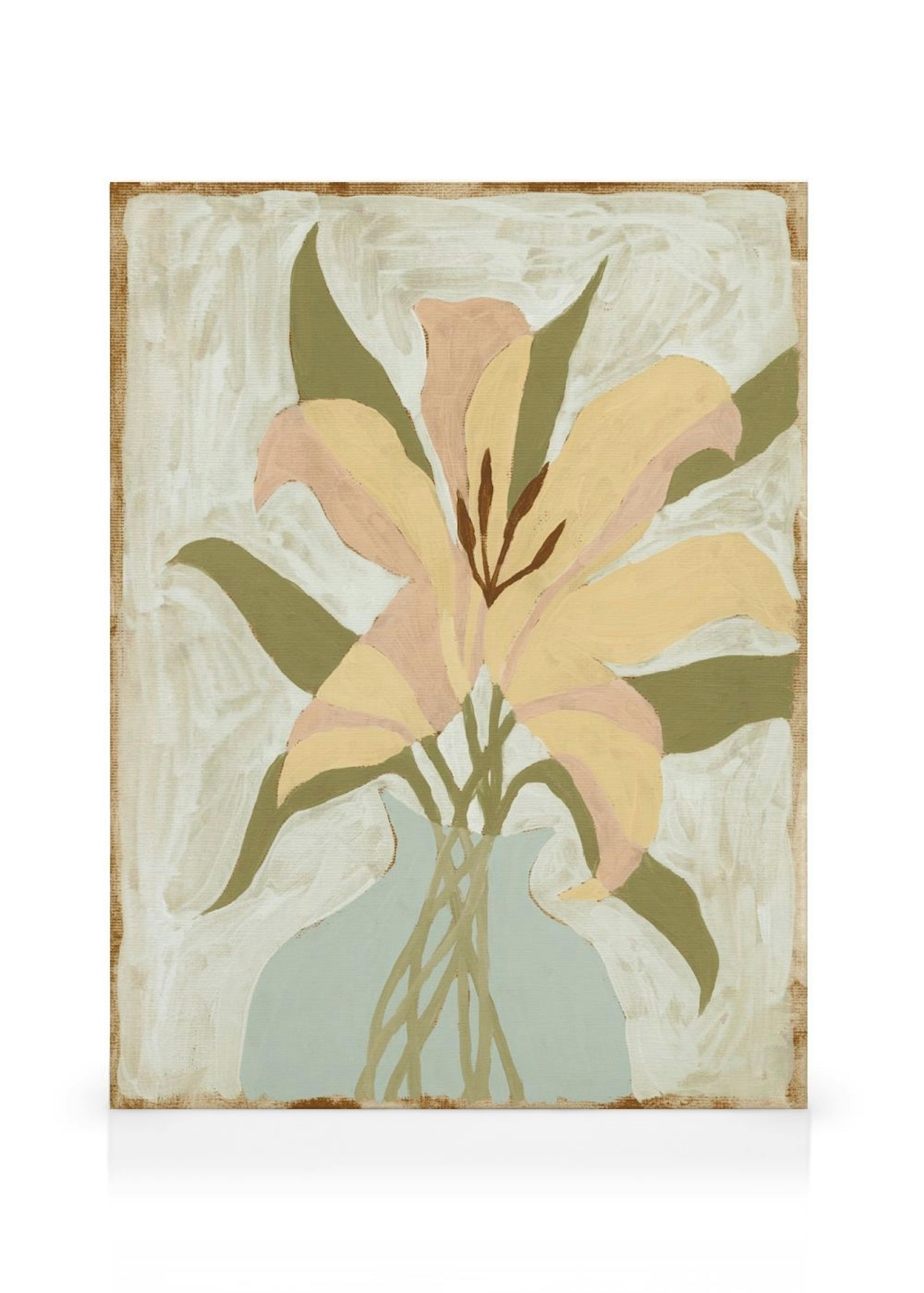 Lily in Vase Toile