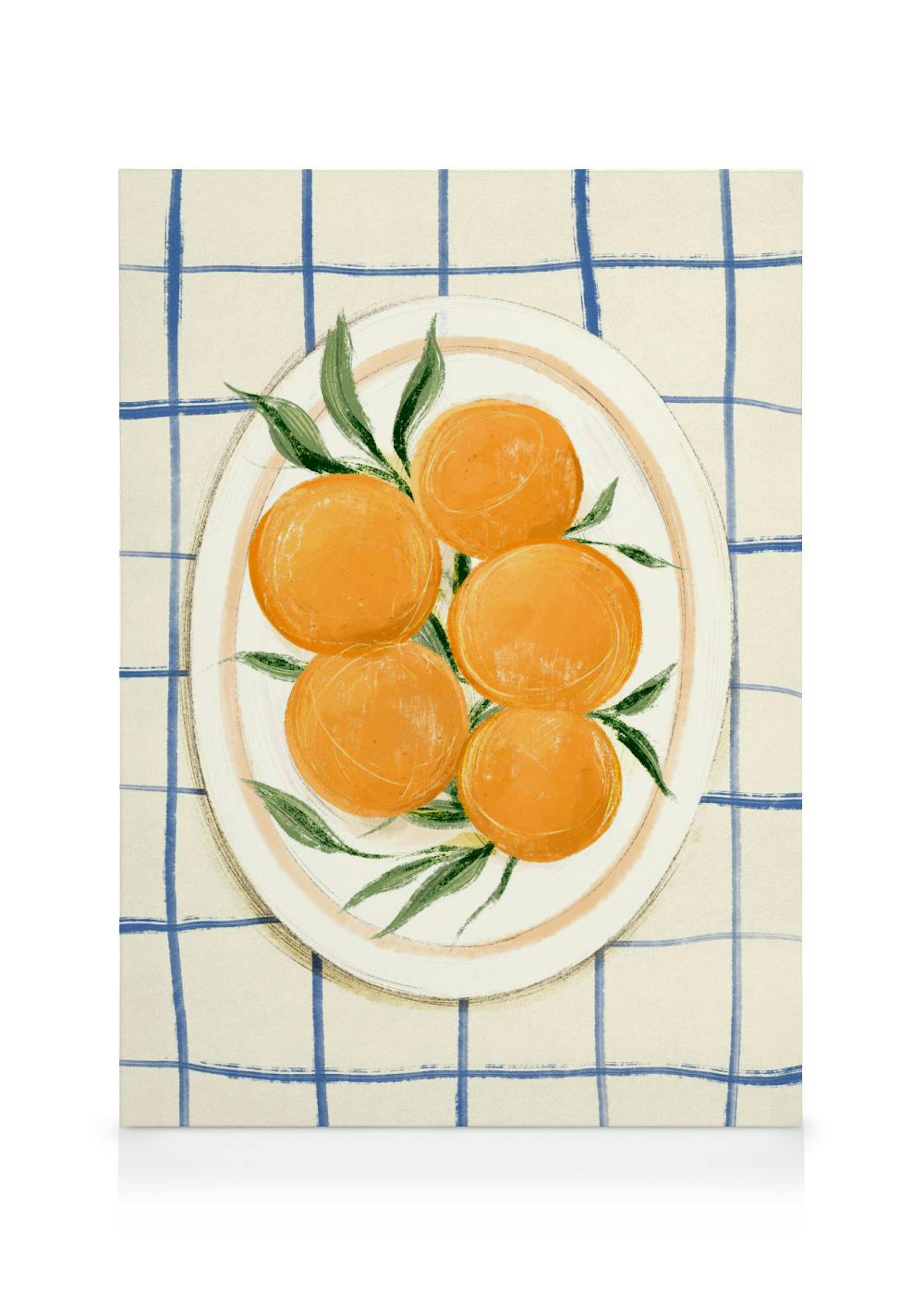 Citrus on Checkers Καμβάς 0