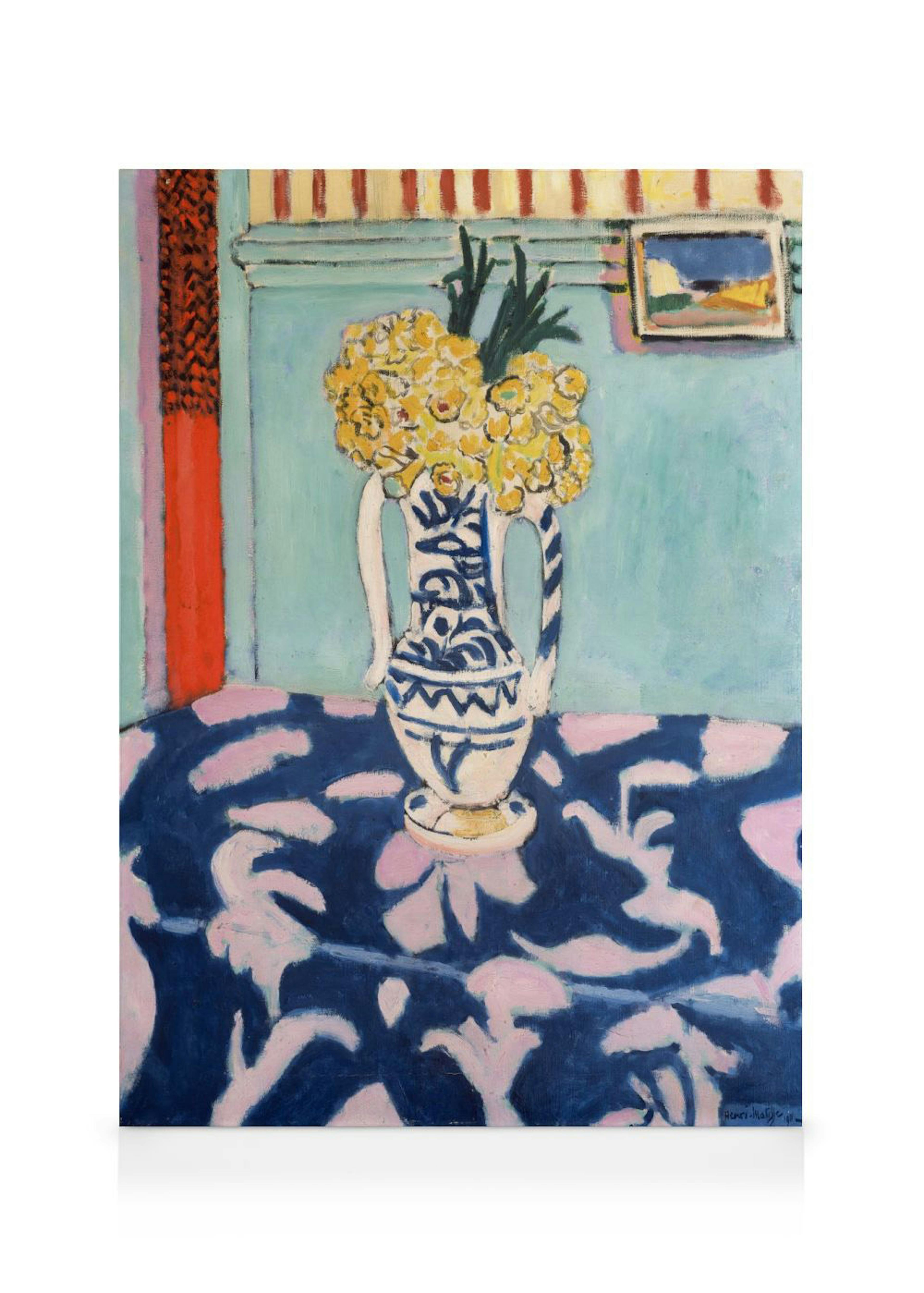 Matisse - The Cuckoos, Blue and Pink Carpet Canvas print 0