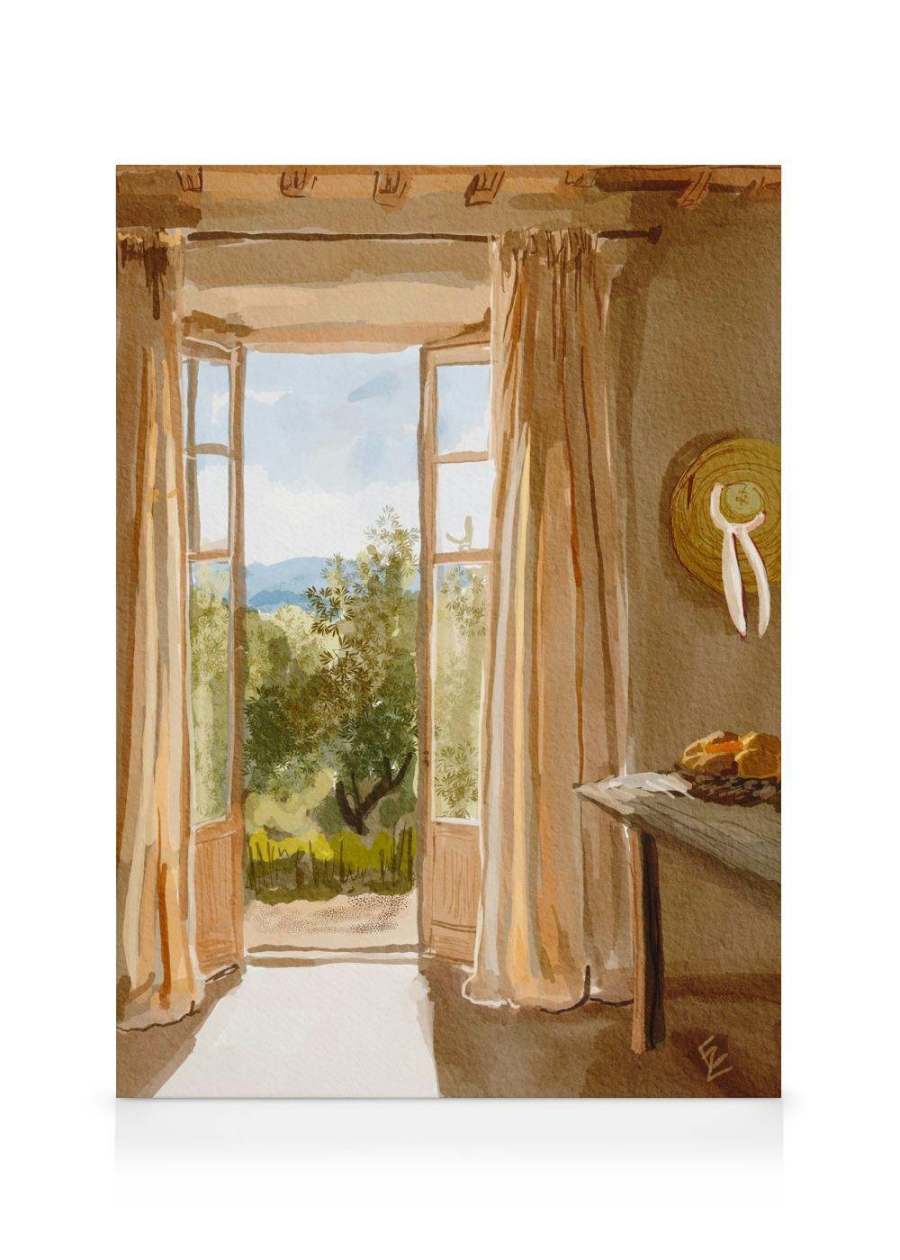 Ekaterina Zagorska - Somewhere I Want to Be Toile (50x70 cm - Cadre de chêne)  Artistes vedettes