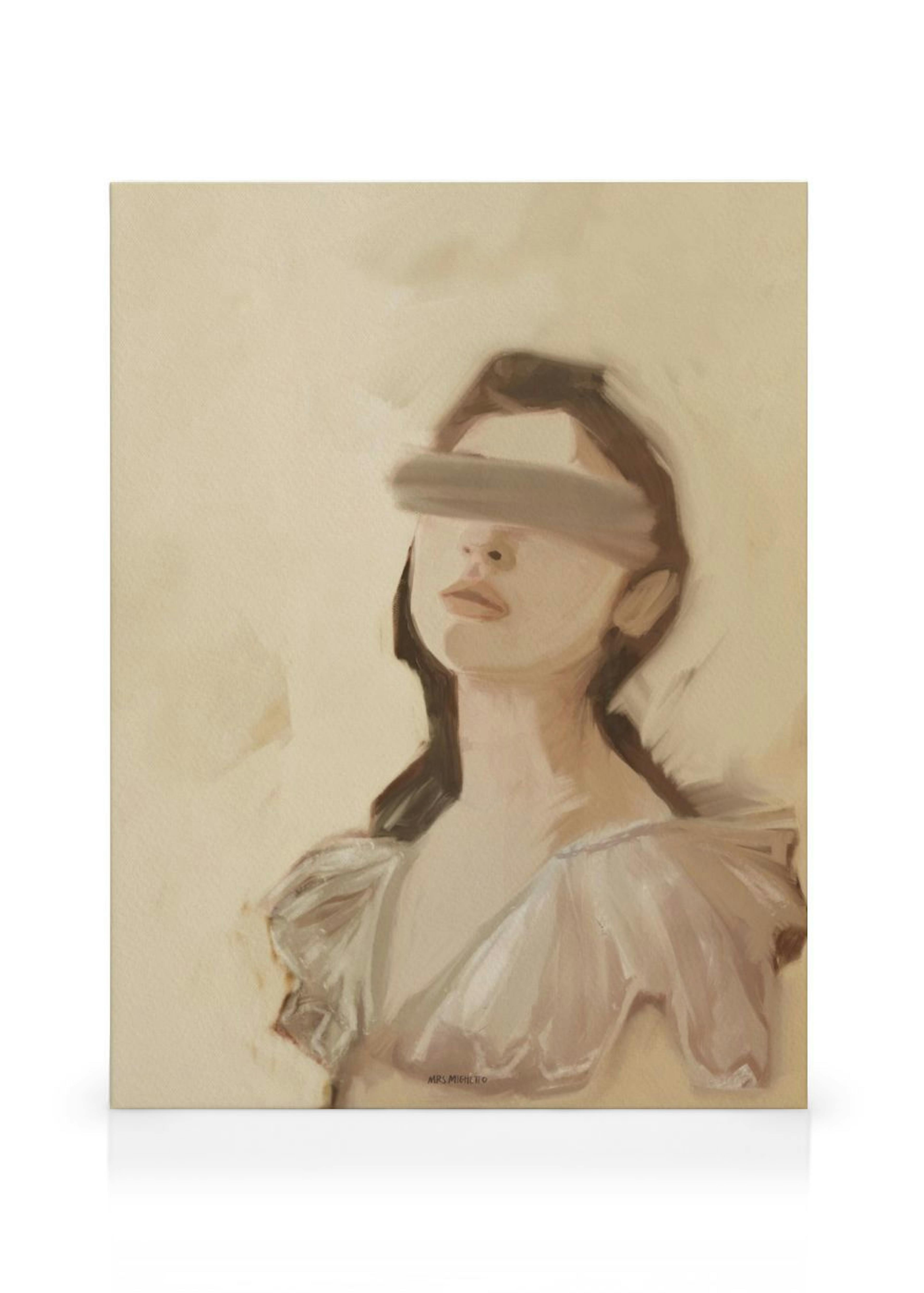 Mrs Mighetto - Hidden Thoughts Canvas print