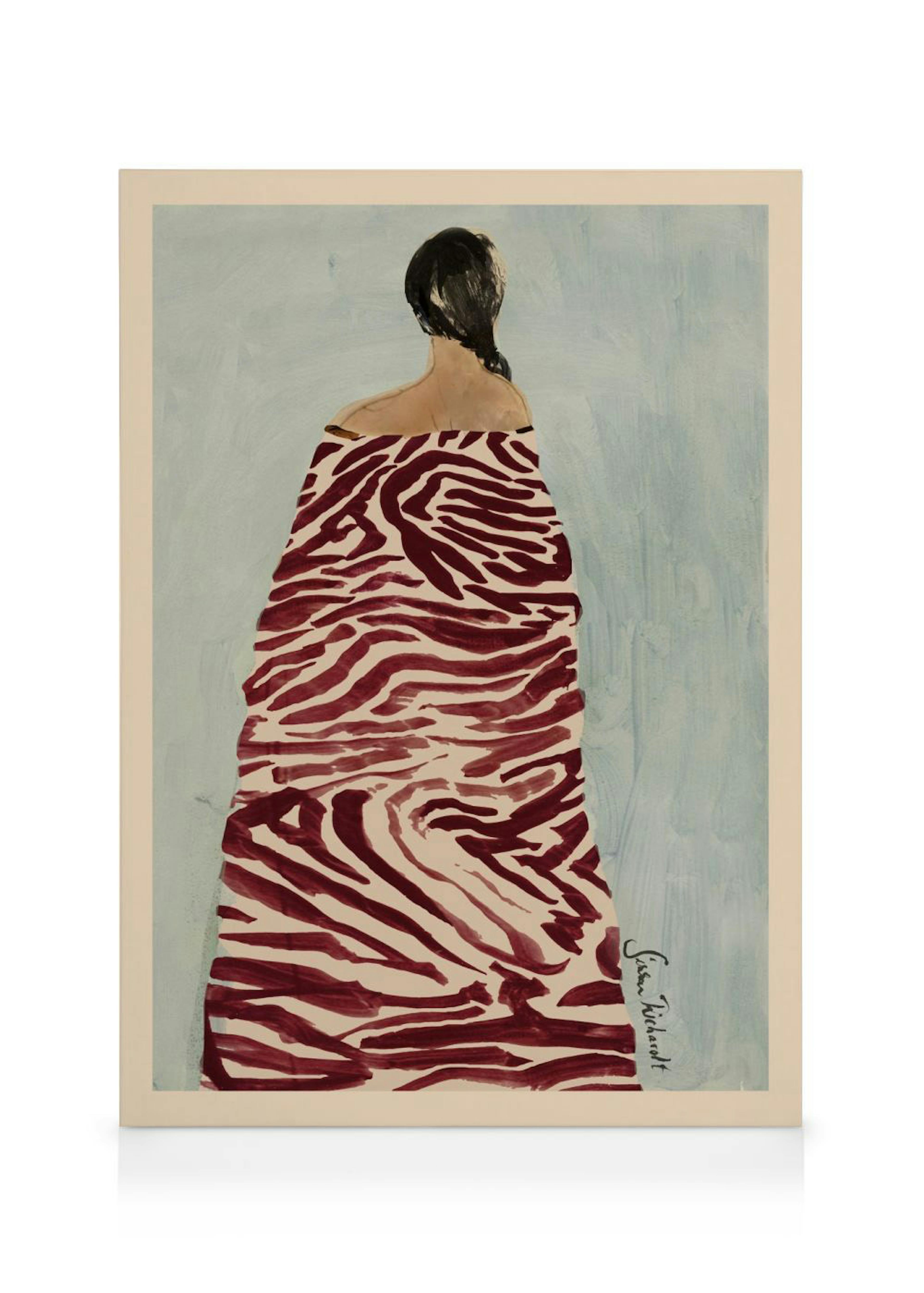 Sissan Richardt - Zebra Robe Canvas 0