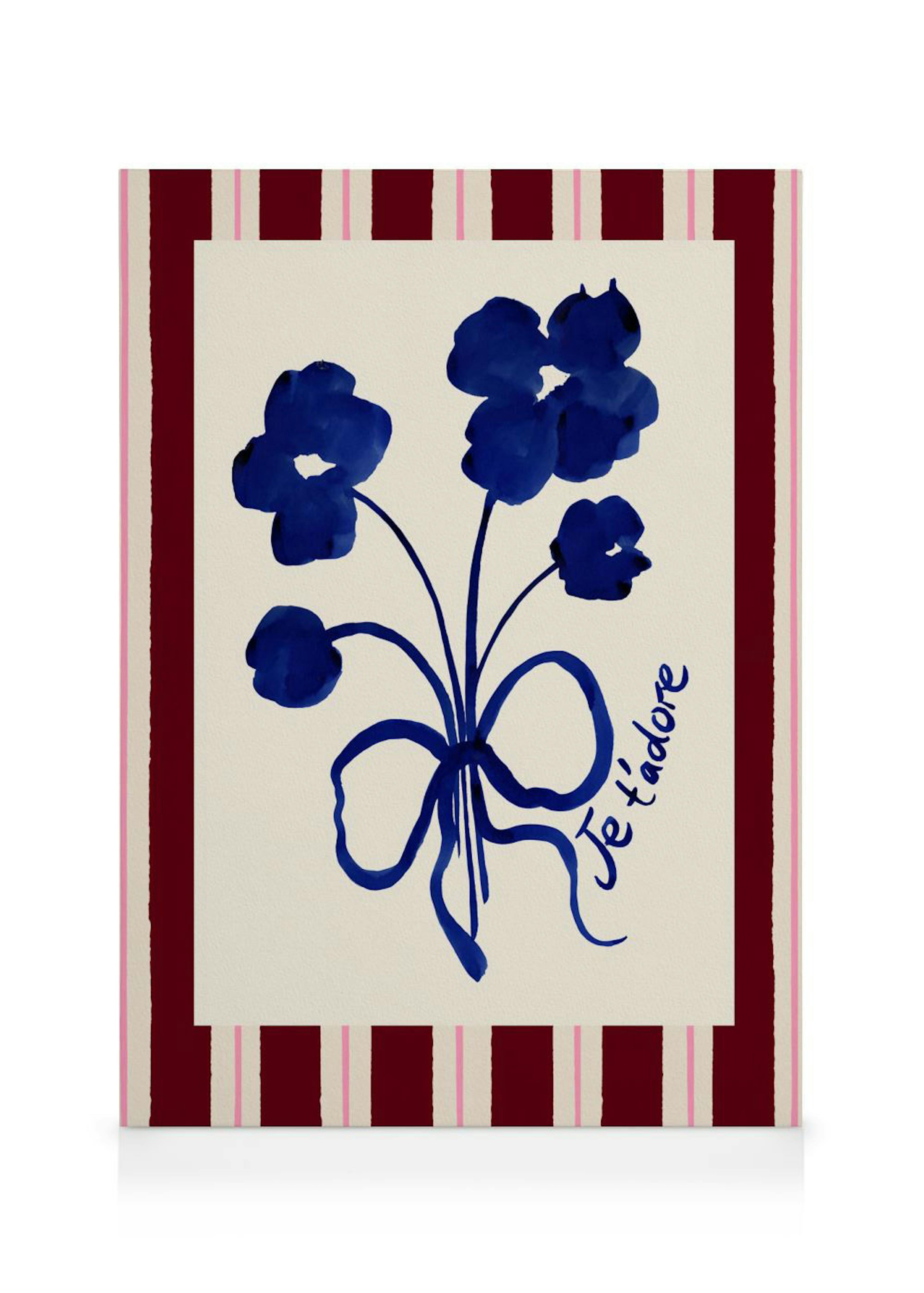 Emily Daborn - I Adore You Bouquet Canvas 0