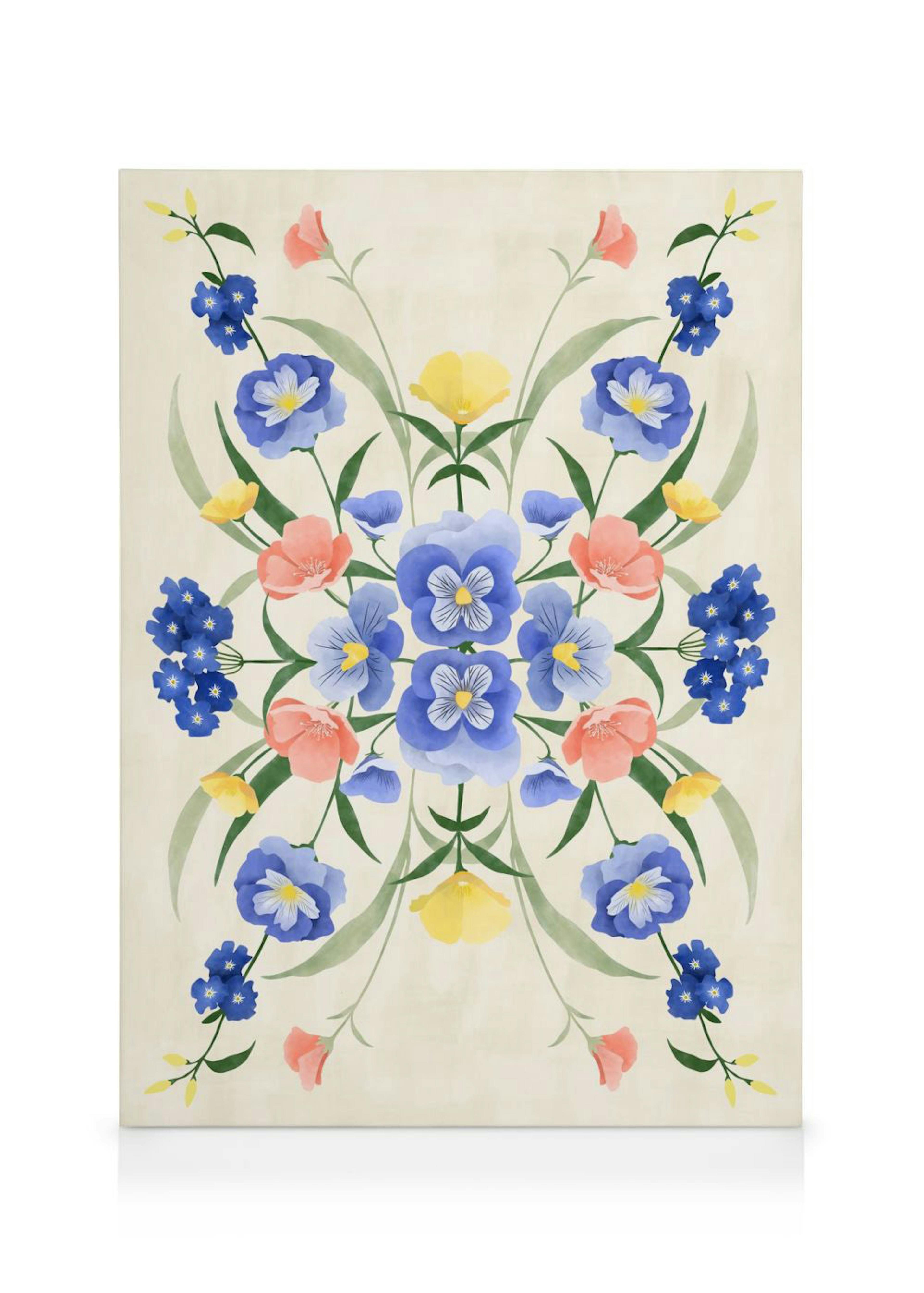 The Print Republic - Sun Kissed Garden No1 Canvas 0