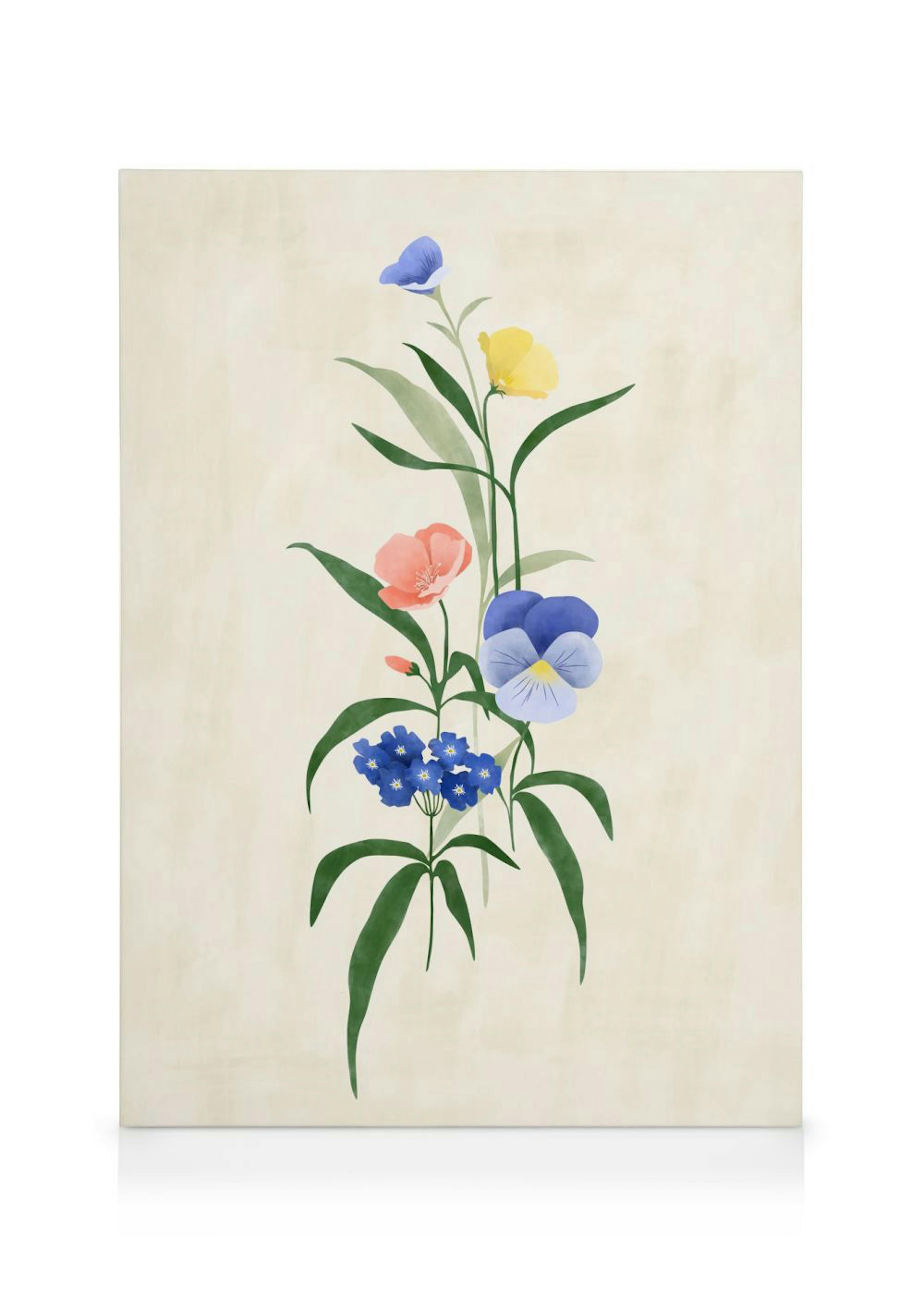 The Print Republic - Sun Kissed Garden No2 Canvas 0