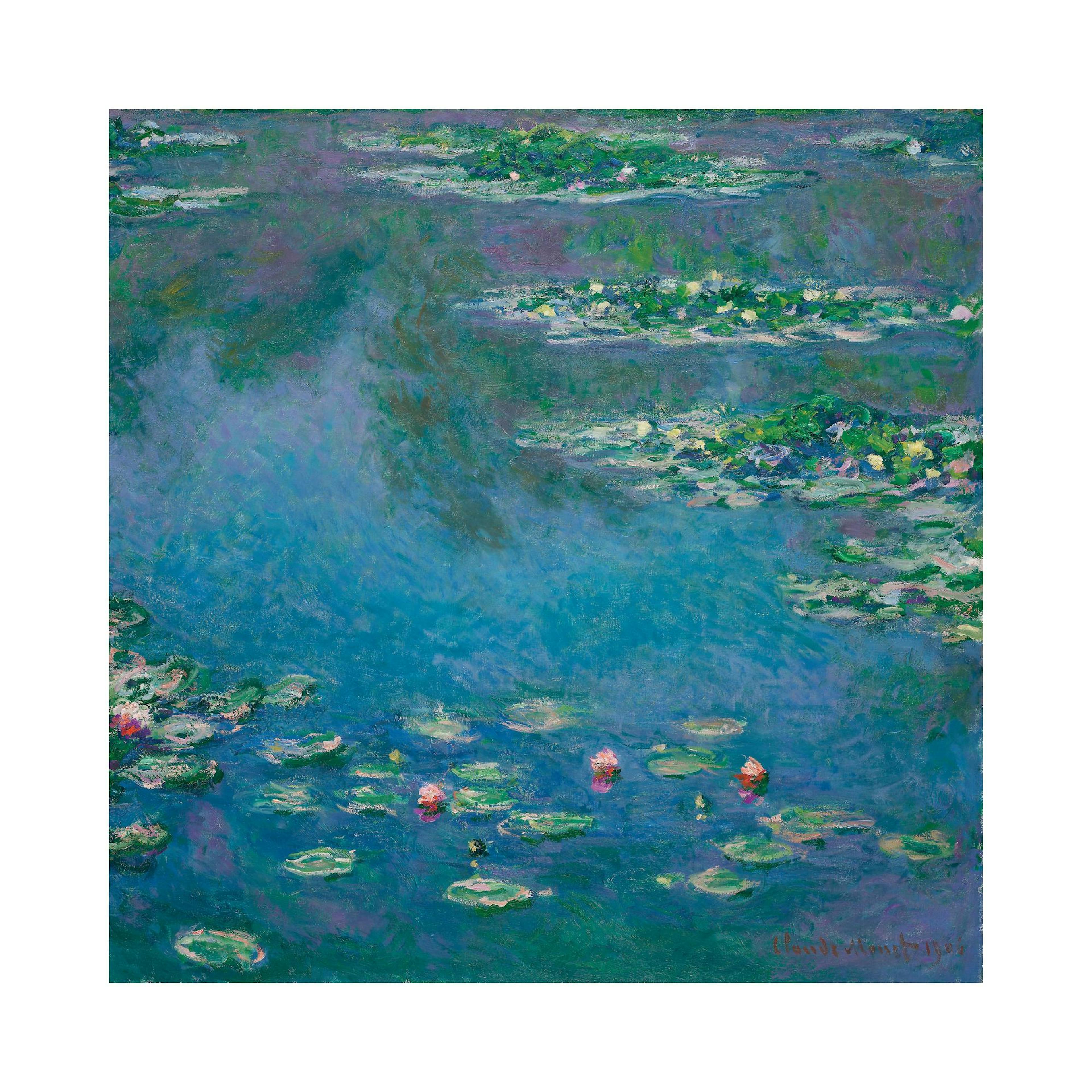 Monet - Water Lilies Square Affiche