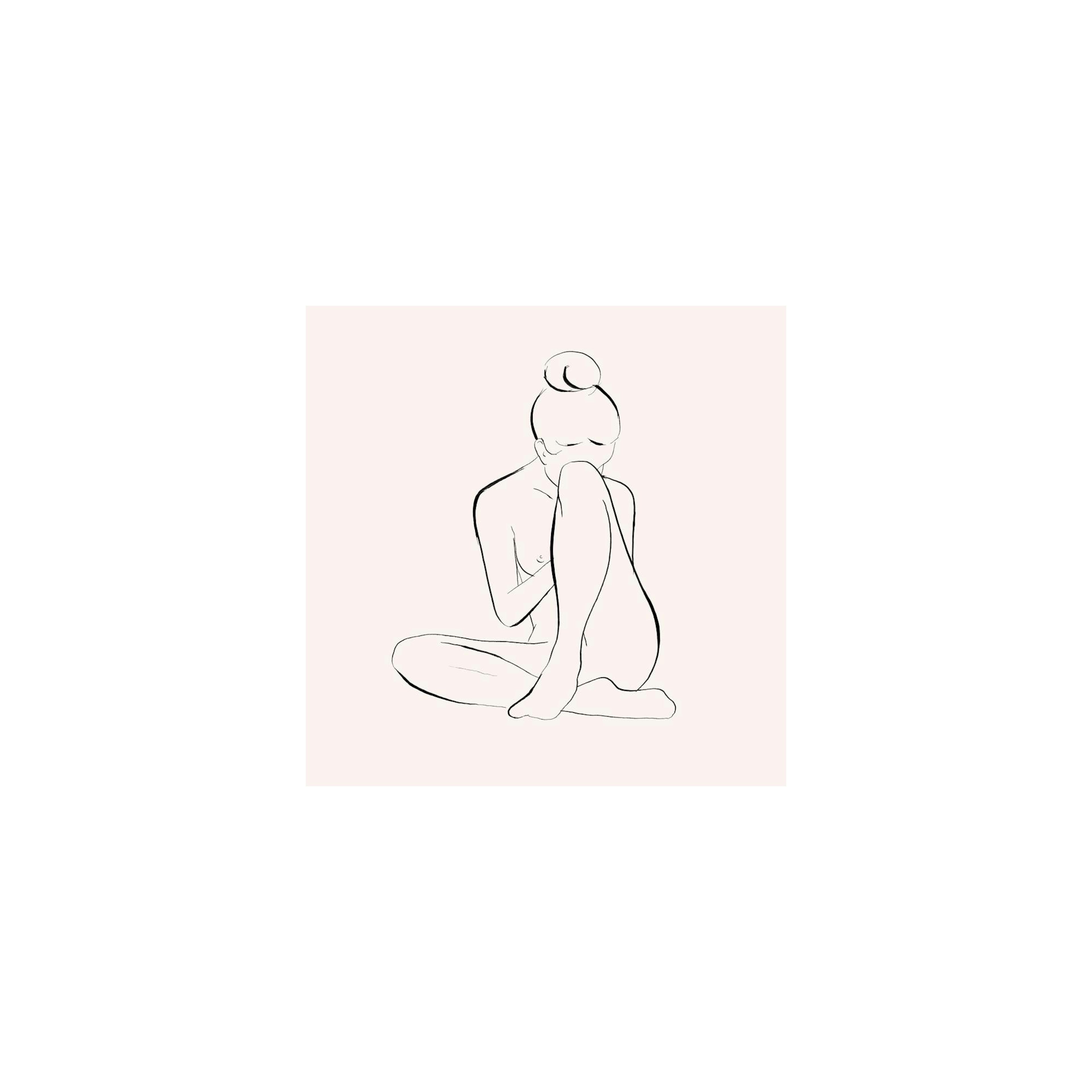 Bare Skin Illustration Poster