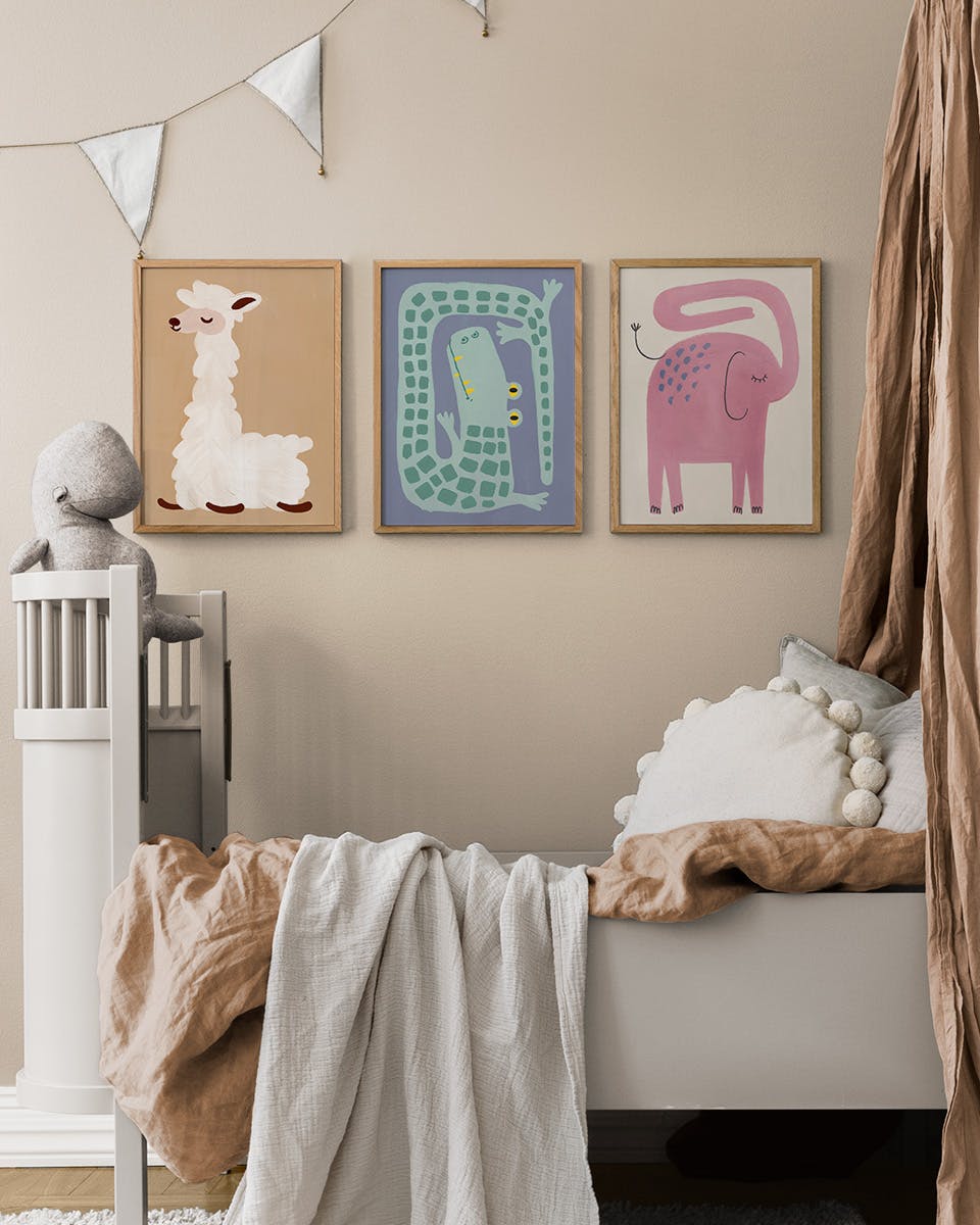 Prints - Zoo Friends Poster Pack (50x70 cm) - Poster pack