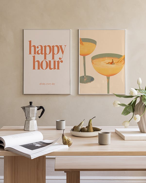 Prints - Golden Sip Poster Pack (30x40 cm) - Poster pack