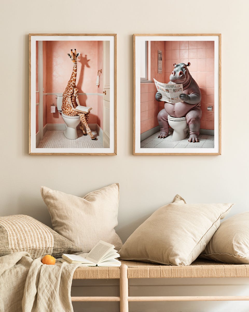 Toilet Friends Postersets (50x70 cm)
