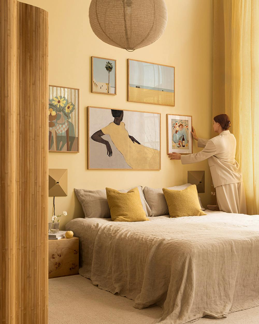 Summer Yellow decoration murale (ONE SIZE)