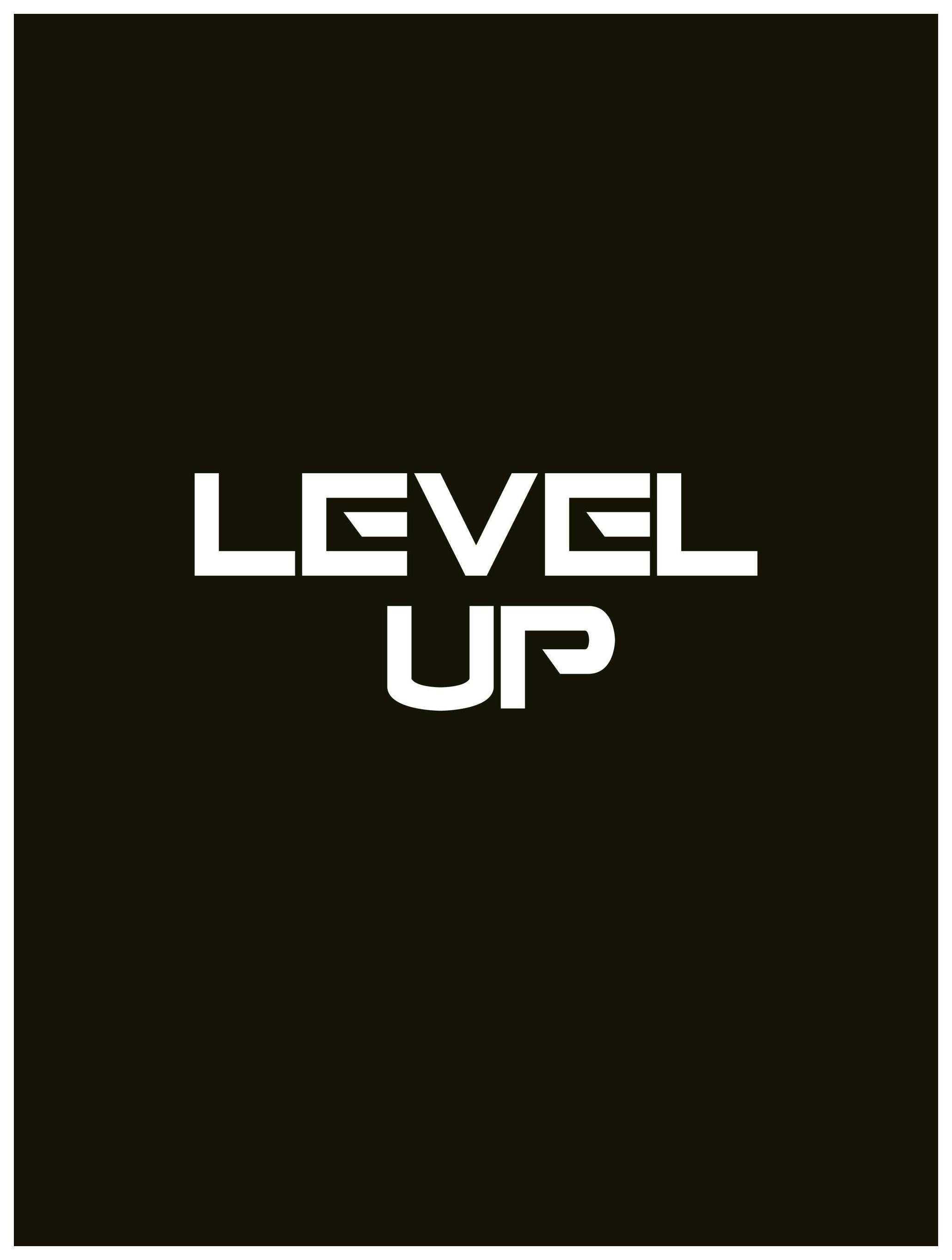 Level Up Poster (30x40 cm)