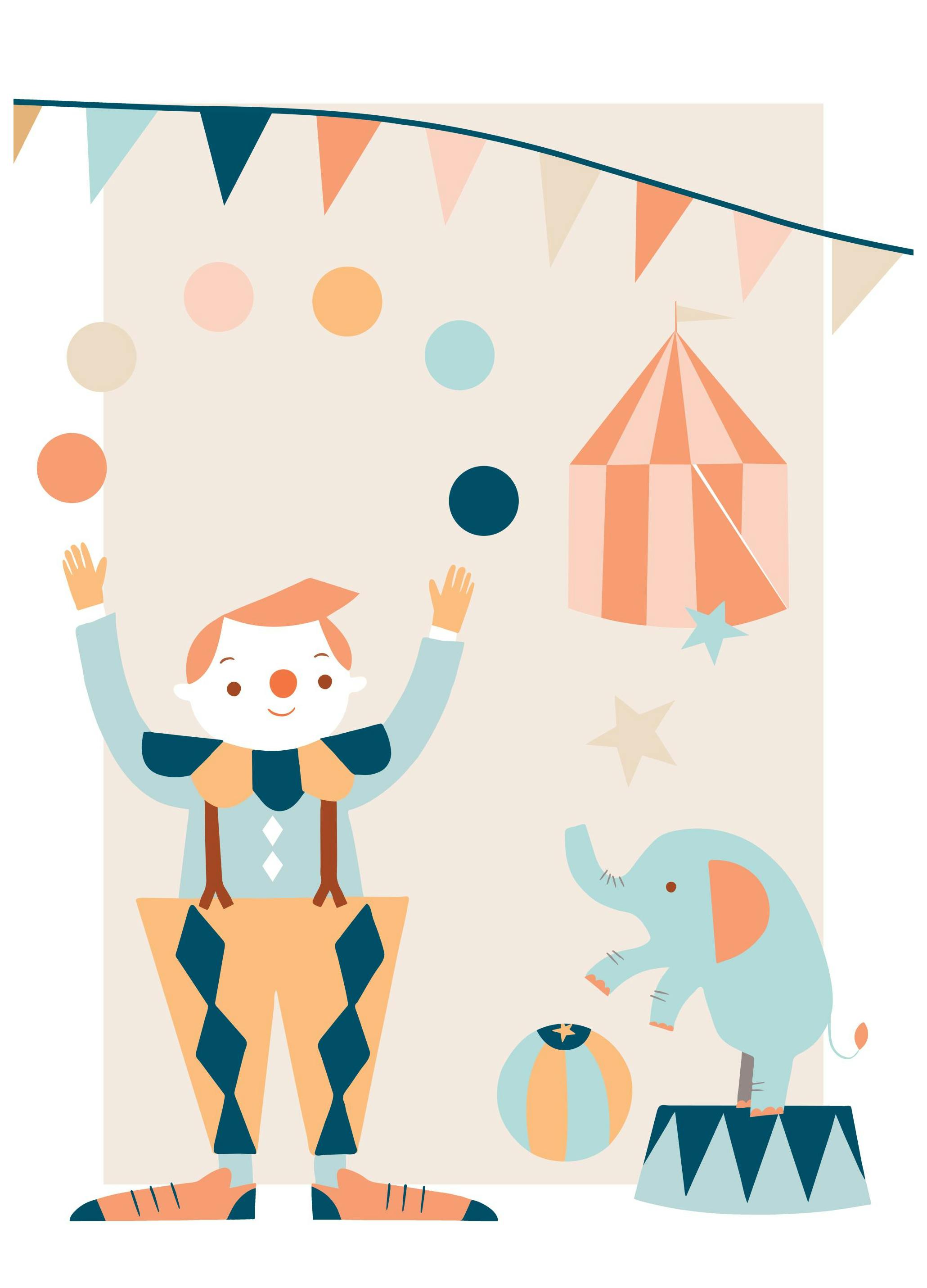 Little Circus Affiche (30x40 cm) - Affiches pour enfants