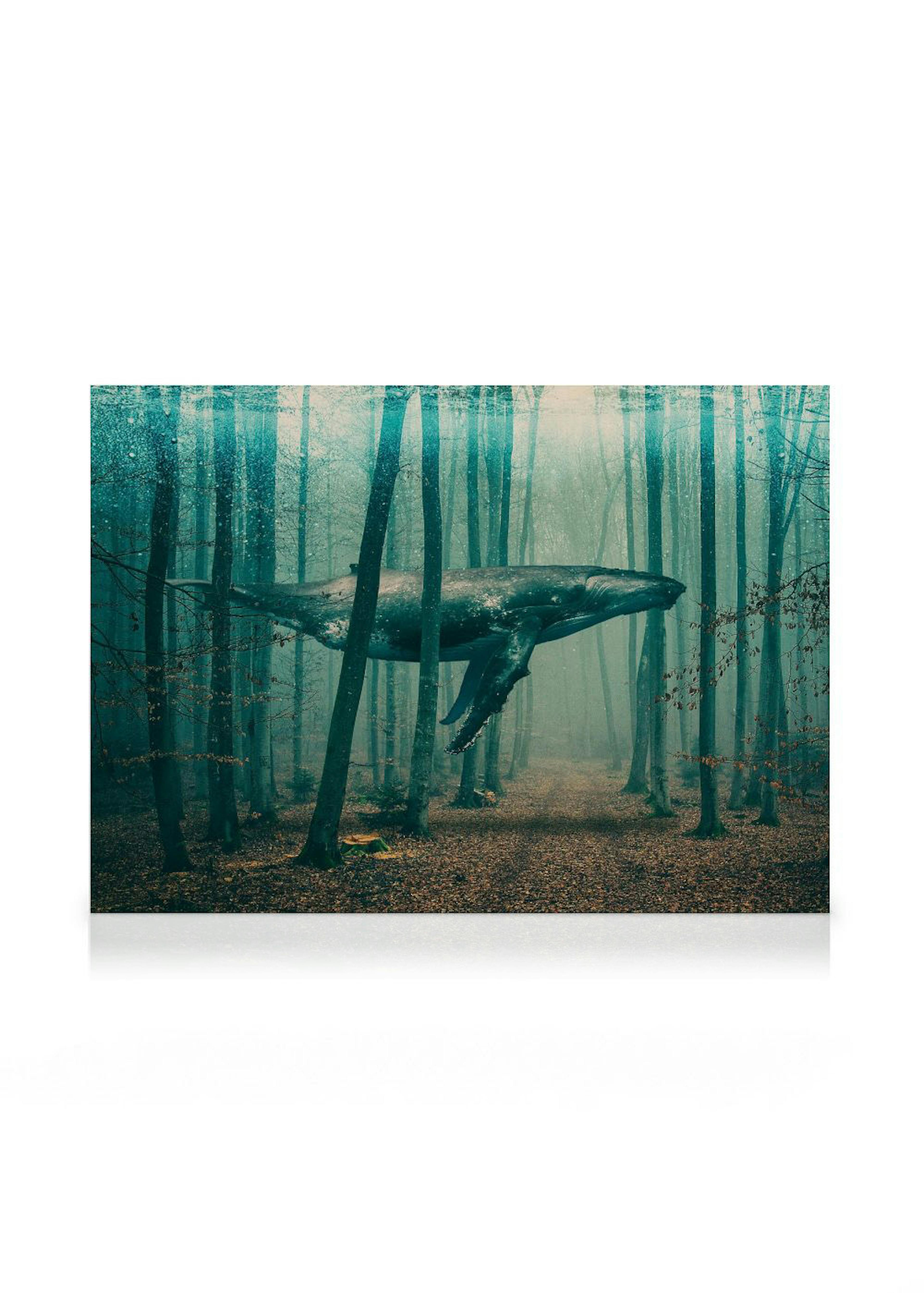 Whale in Forest Canvas print 0