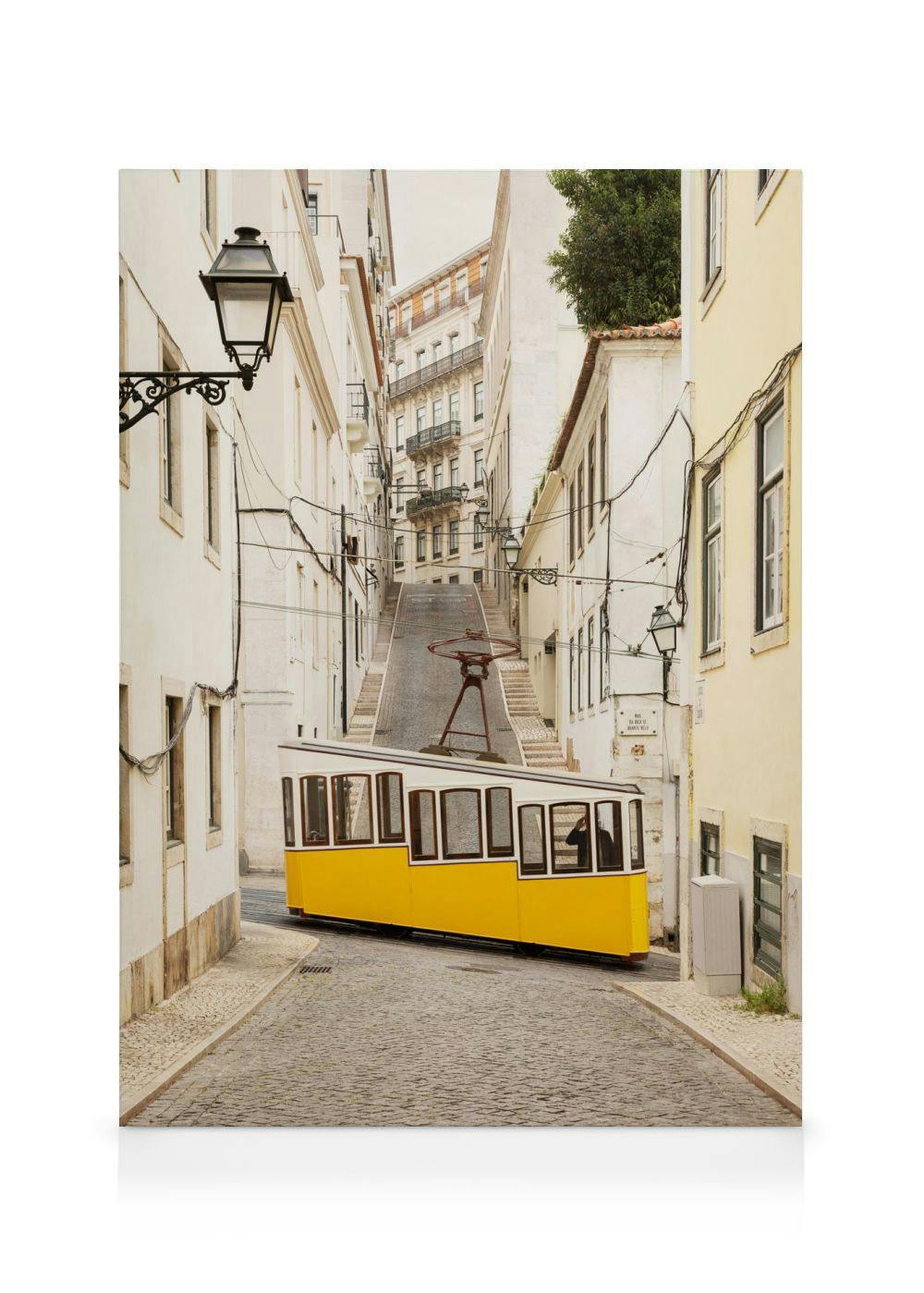 Canvas Prints Lisbon Lift Canvas print (70x100 cm - Black Frame)
