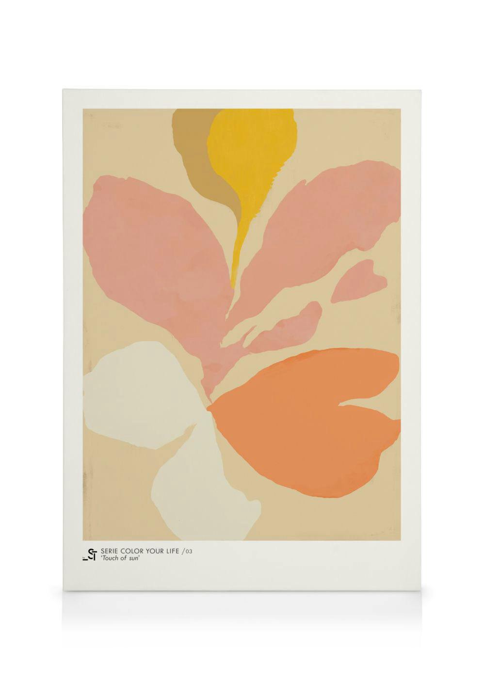 Canvas Prints Sylvia Takken - Touch of Sun Canvas print (100x140 cm - Black Frame)