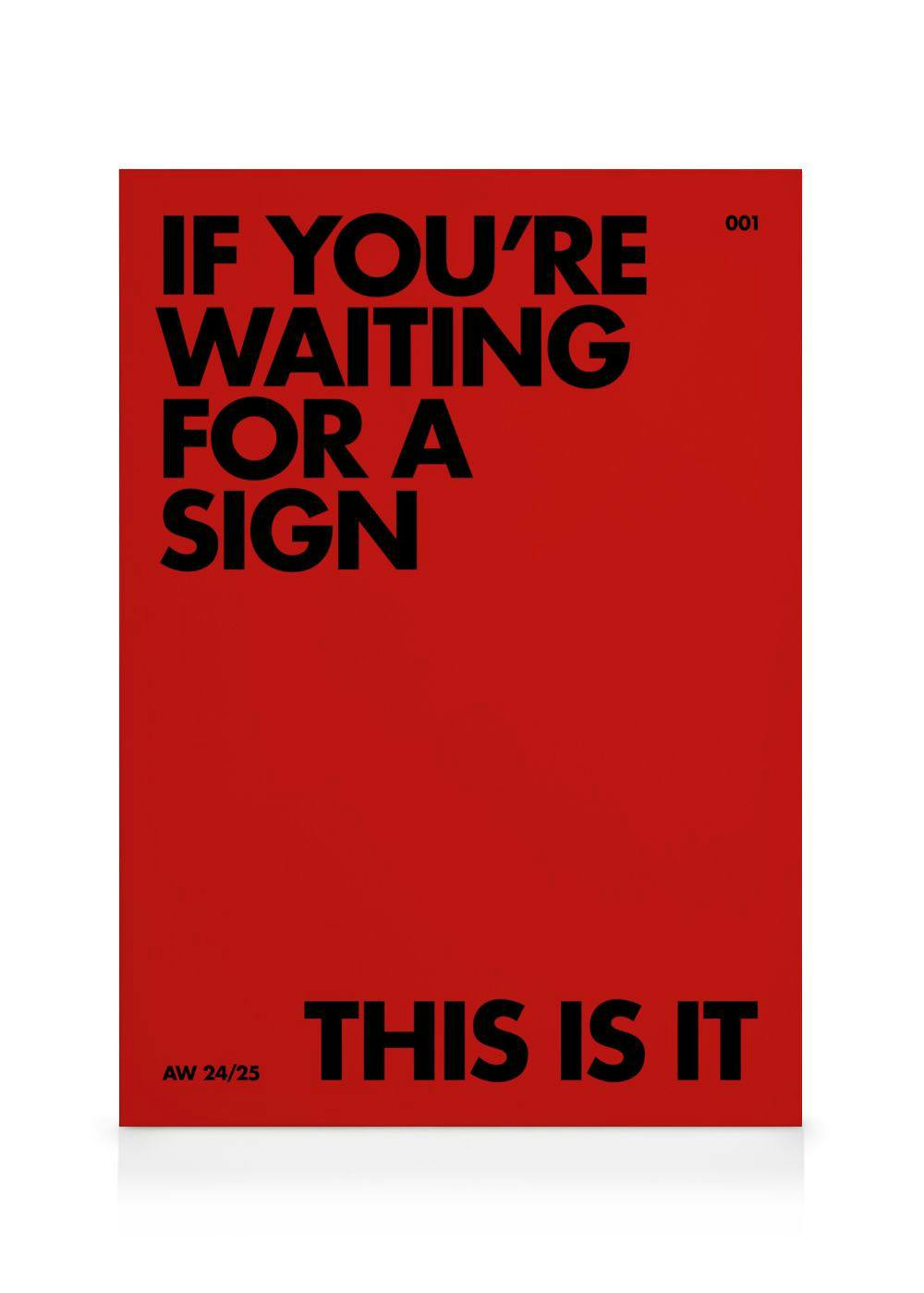 Canvas Prints This Is It Canvas print (70x100 cm - Oak Frame)