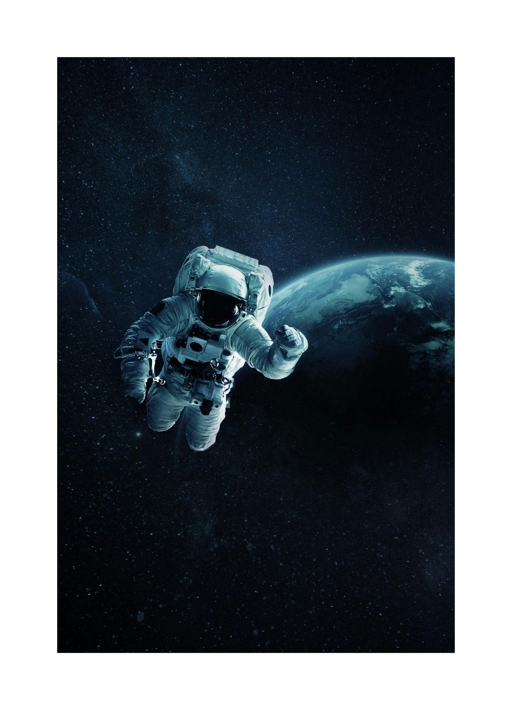 Astronaut In Space Affiche (30x40 cm)  Affiches pour enfants