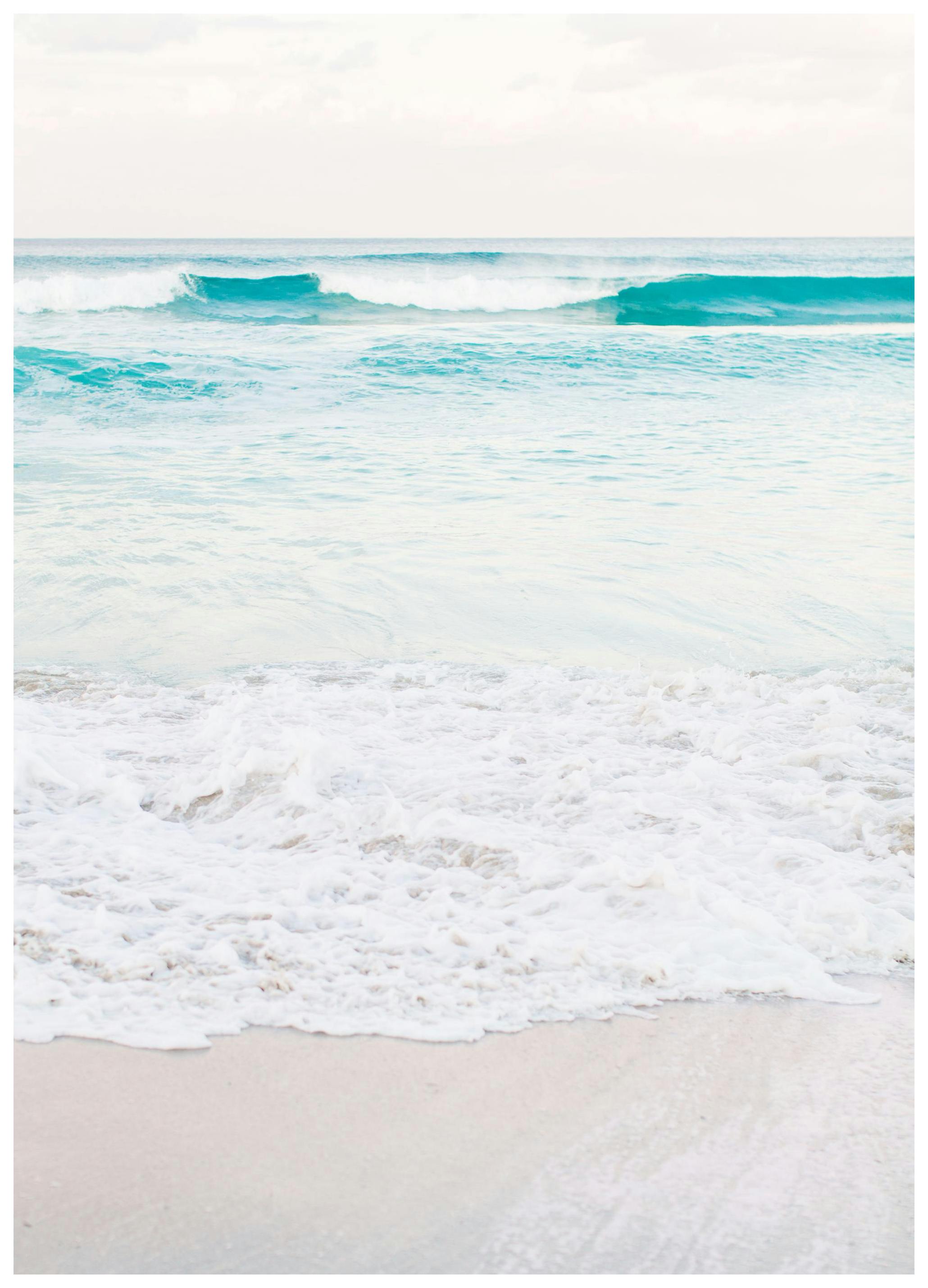Dreamy Pastel Beach No1 Affiche (70x100 cm)