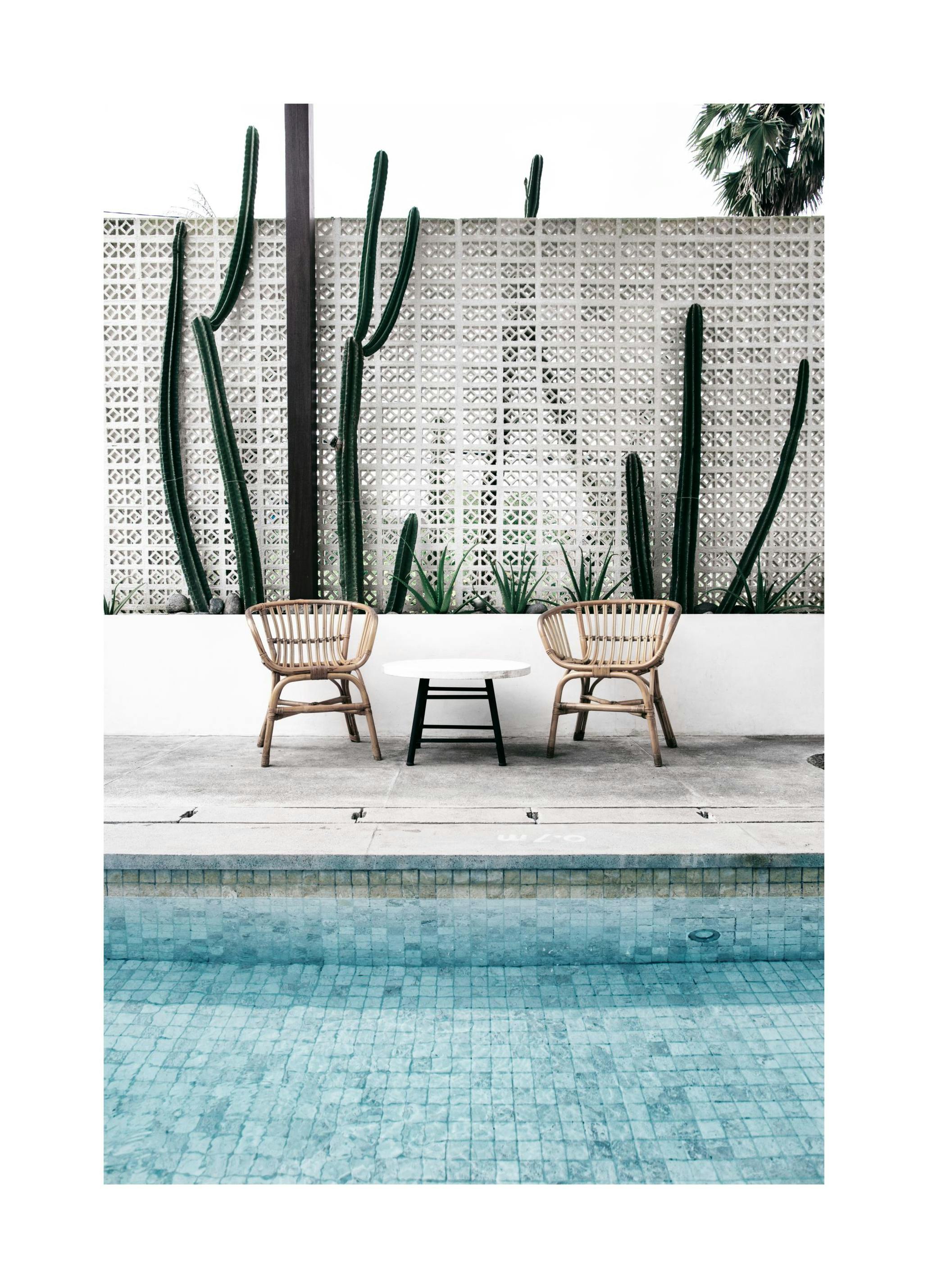 Pool Edge Poster (50x70 cm) - Fotokunst