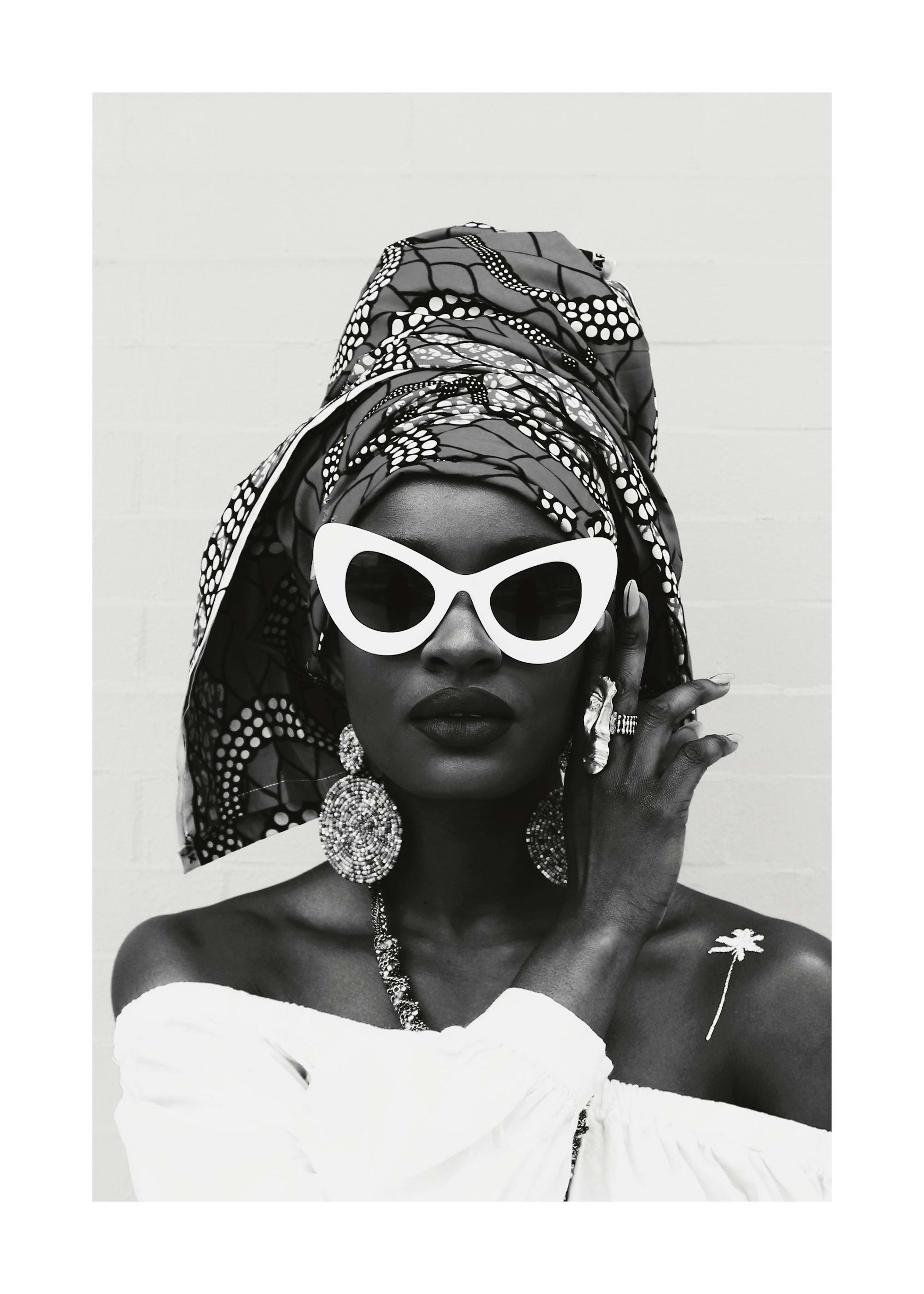 White Sunglasses Poster 0