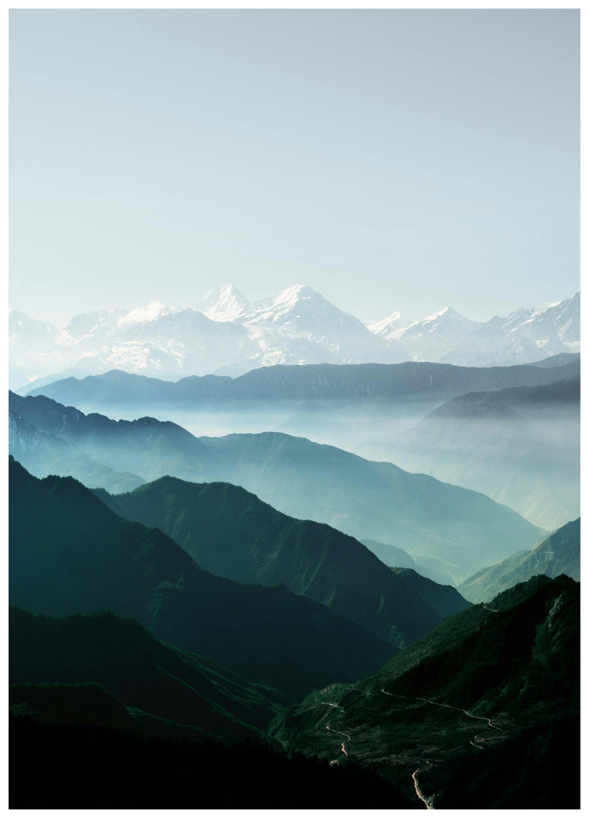 Scenic Mountains Plakat (50x70 cm) - Plakater > Naturplakater