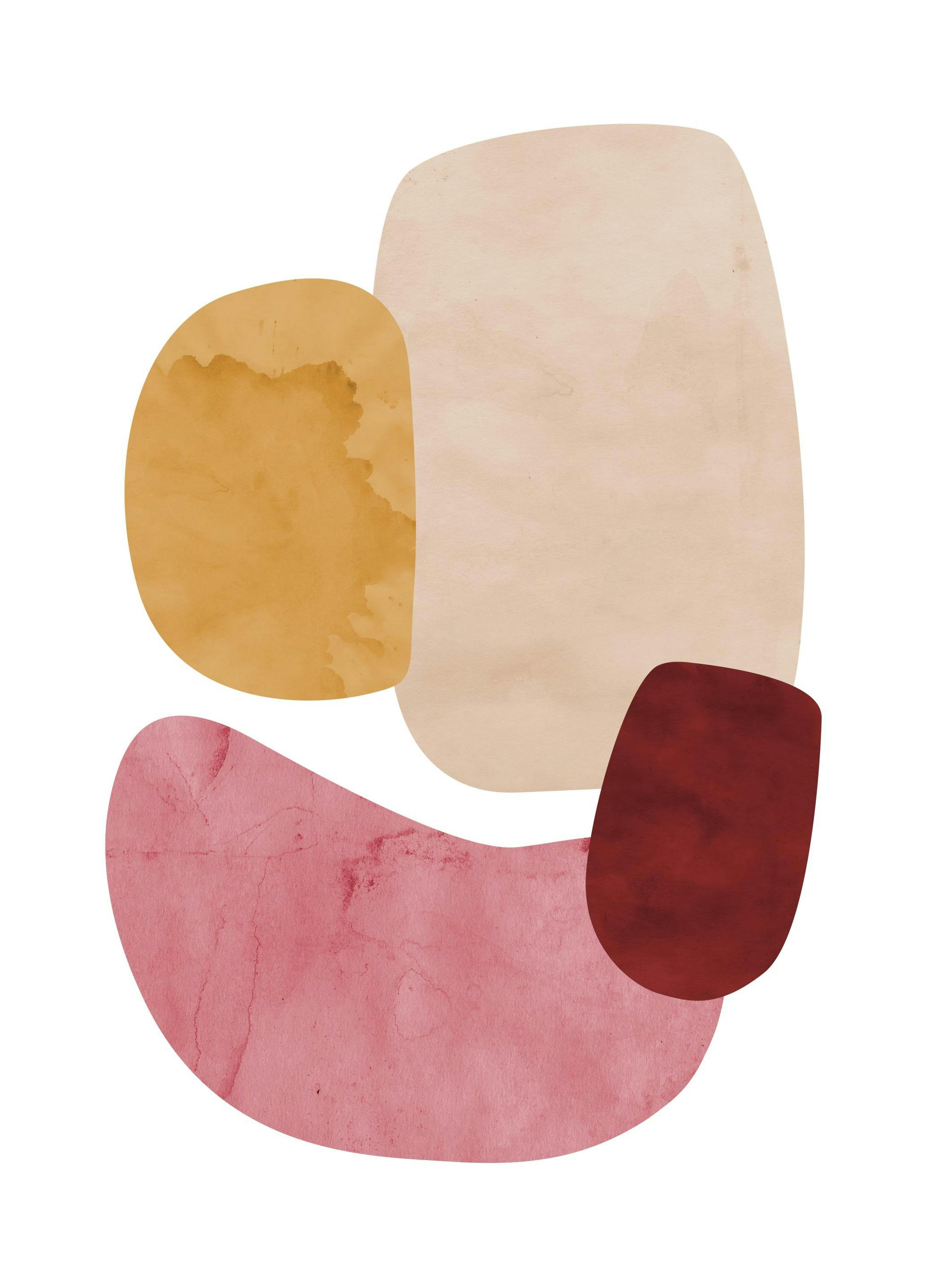 Color Shapes No2 Affiche (50x70 cm) - Affiches d'art