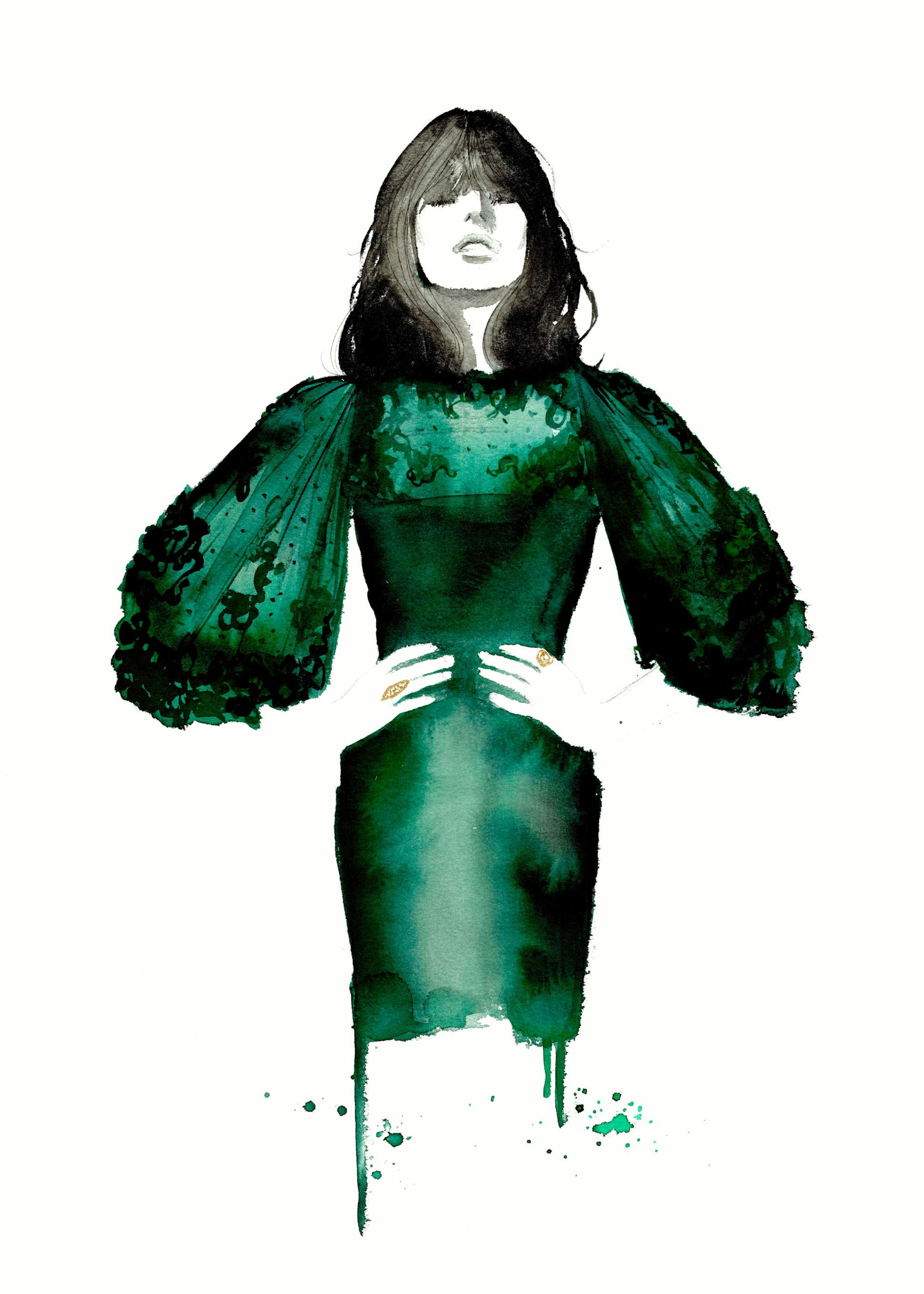 The Emerald Dress Poster 0