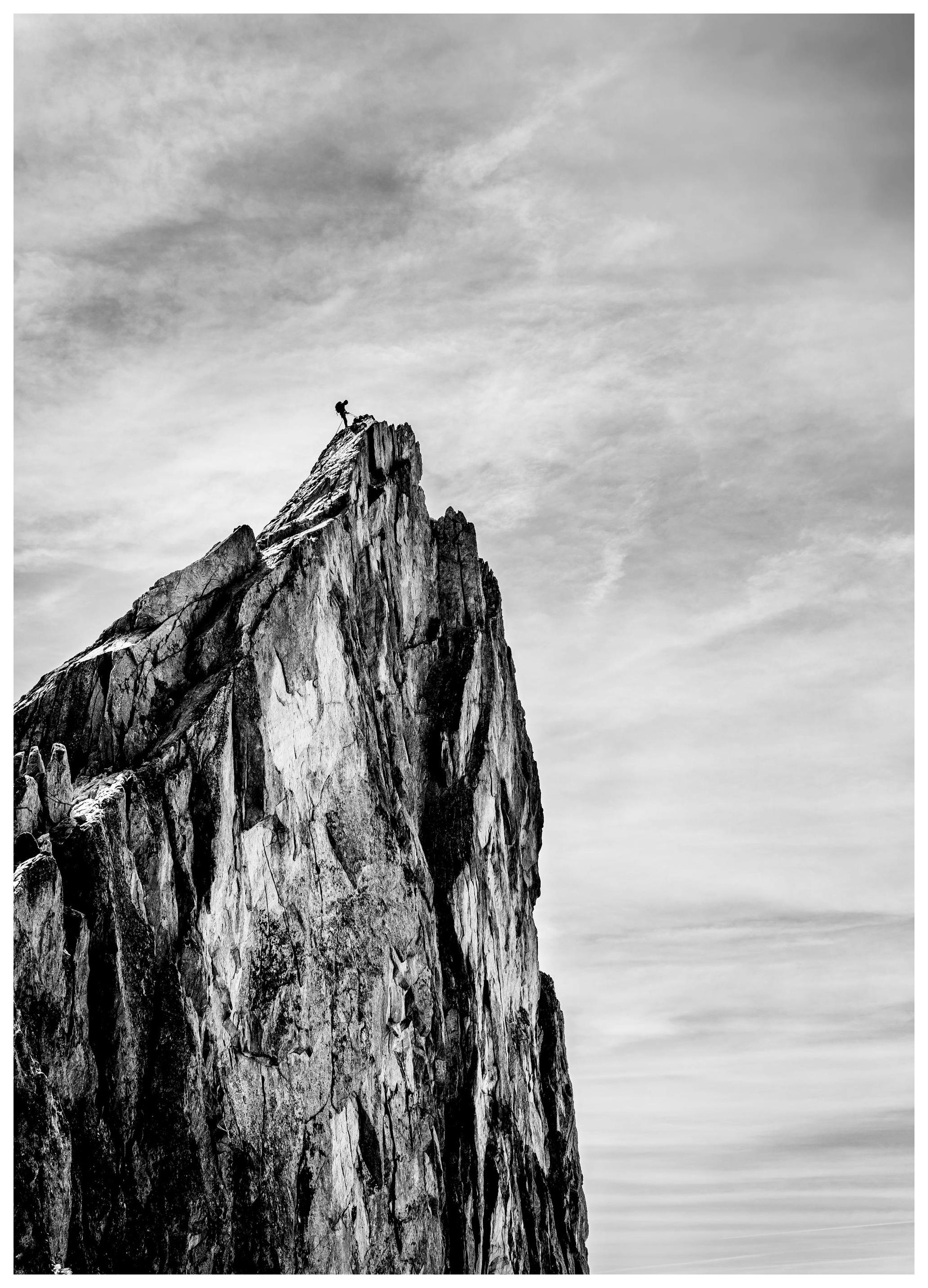 On Top Of The World Affiche (50x70 cm)  Tableaux en noir et blanc