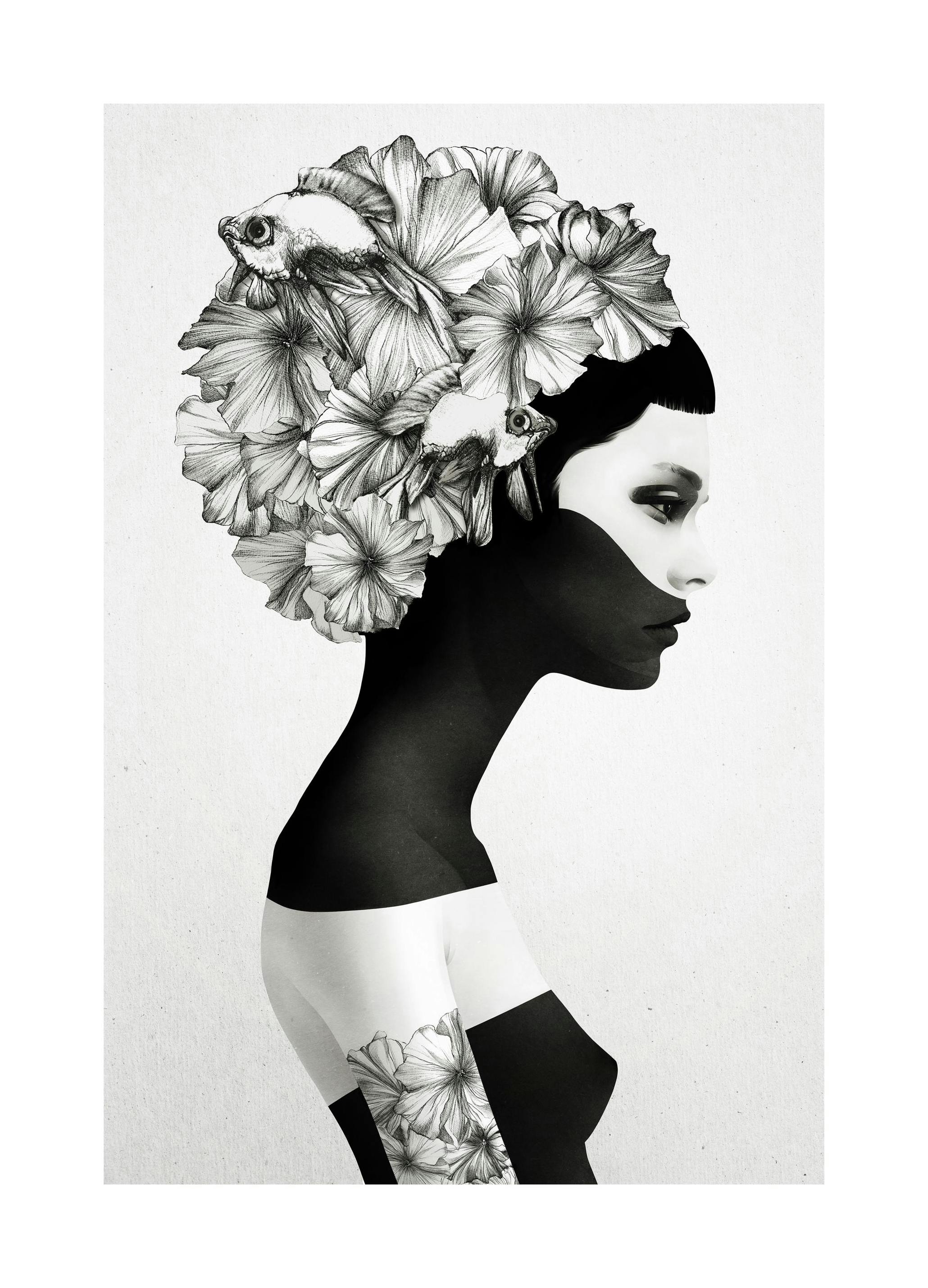 Prints - Marianna Print (50x70 cm) - Black & white prints