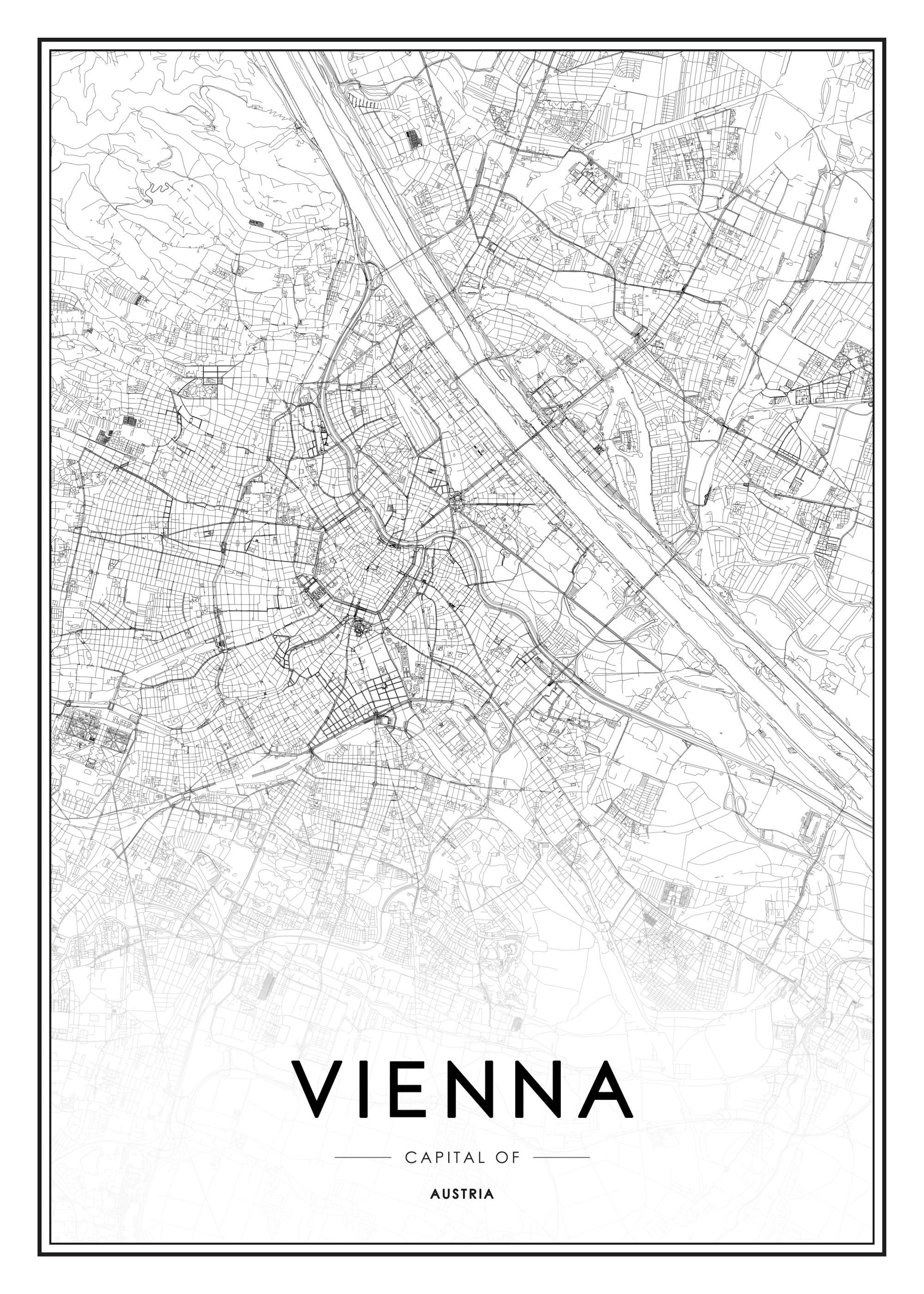 Vienna Map Poster 0