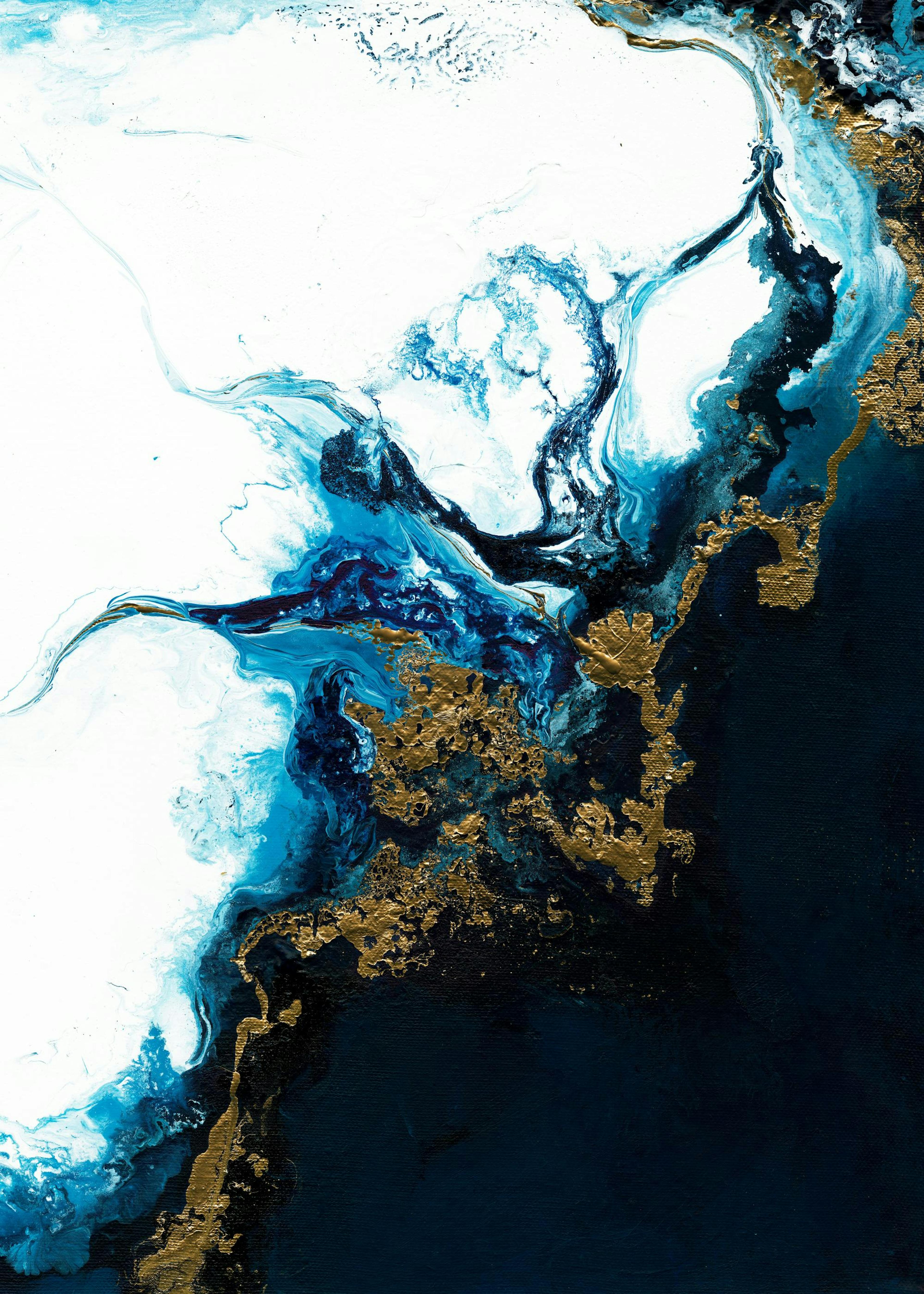 Blue Tide Print 0