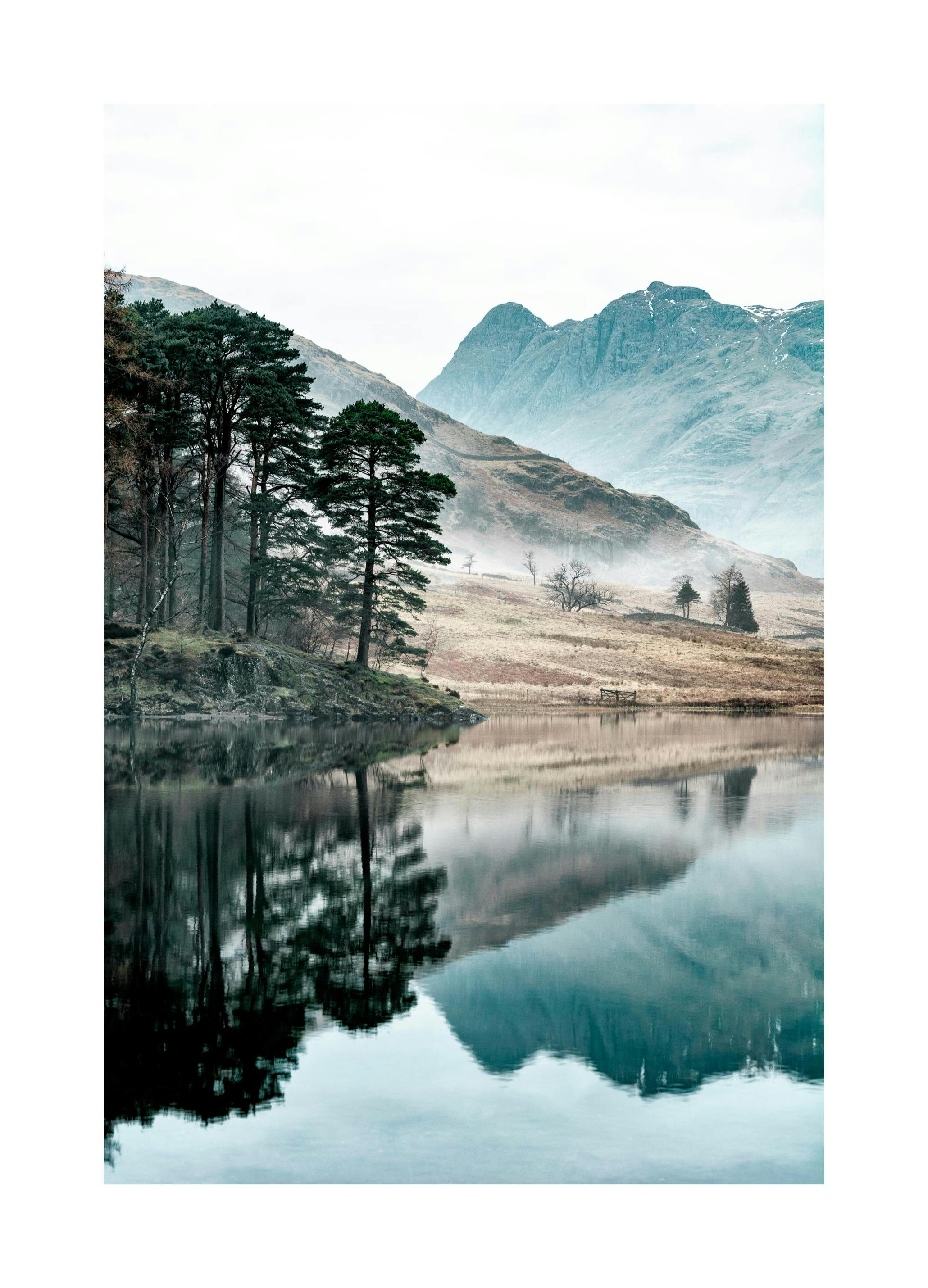 Prints - Lake Reflection Print (50x70 cm) - Nature prints