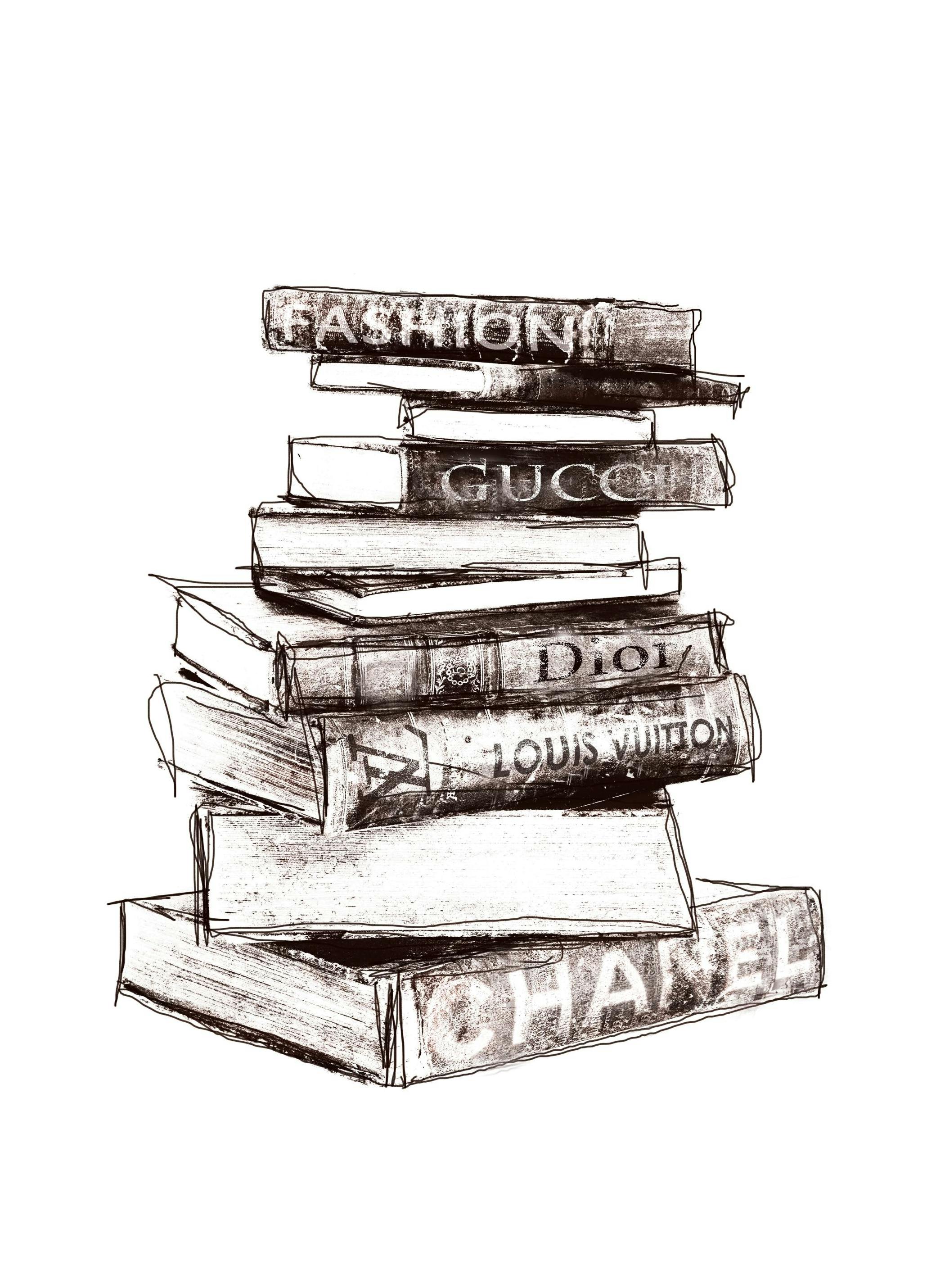 Fashion Books, Plakat (30x40 cm)- Plakaty retro