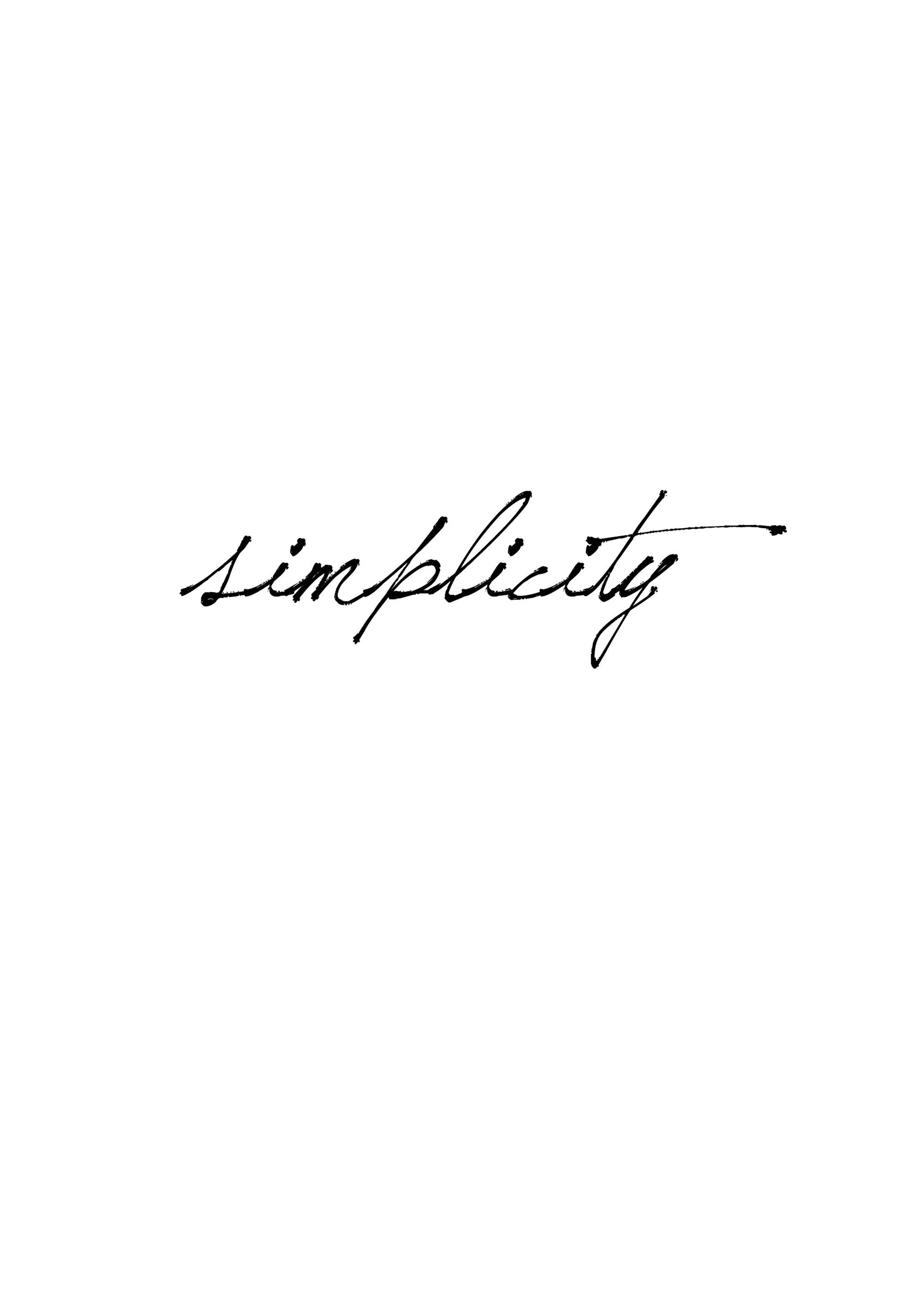 Simplicity Vit Poster 0