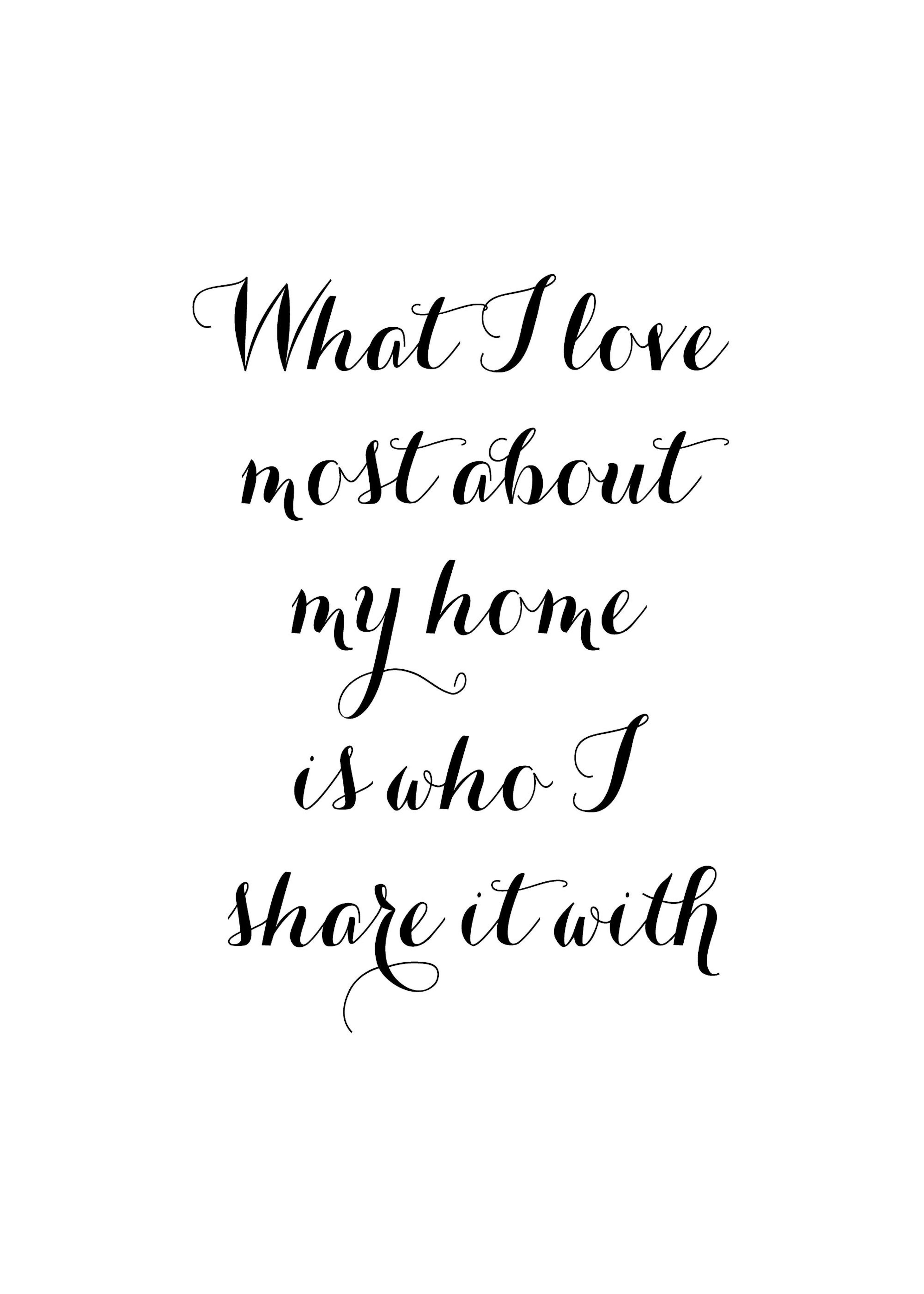 What I Love Most, Print 0
