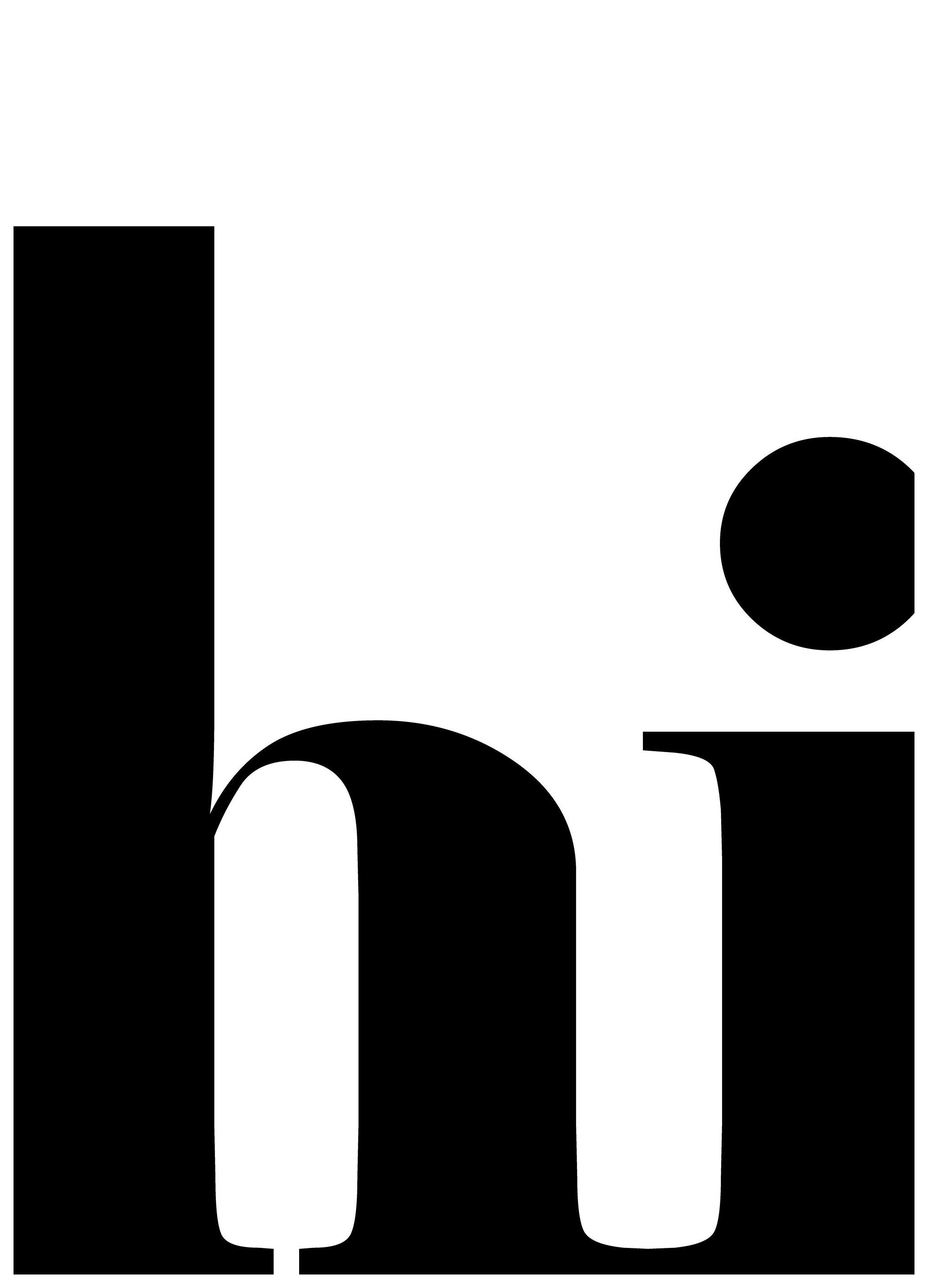 Prints - Hi, Print (50x70 cm) - Text posters