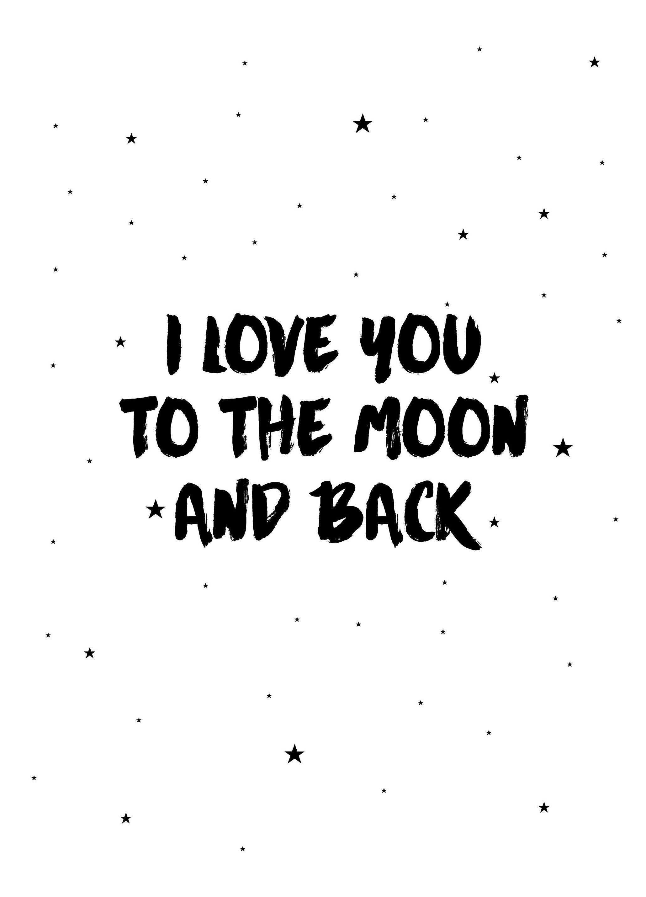 Moon And Back, Prints (50x70 cm)