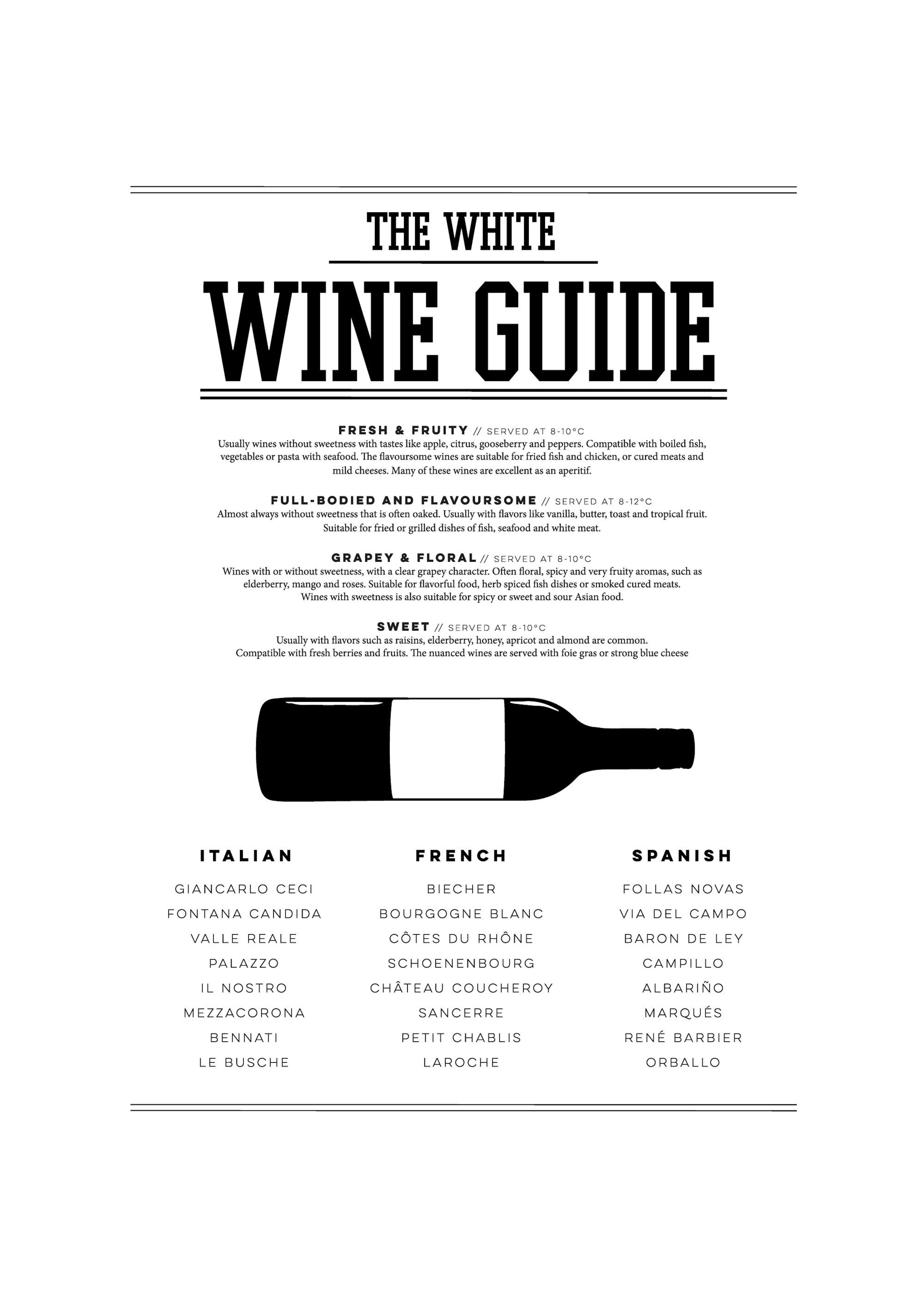 White Wine Guide, Print 0