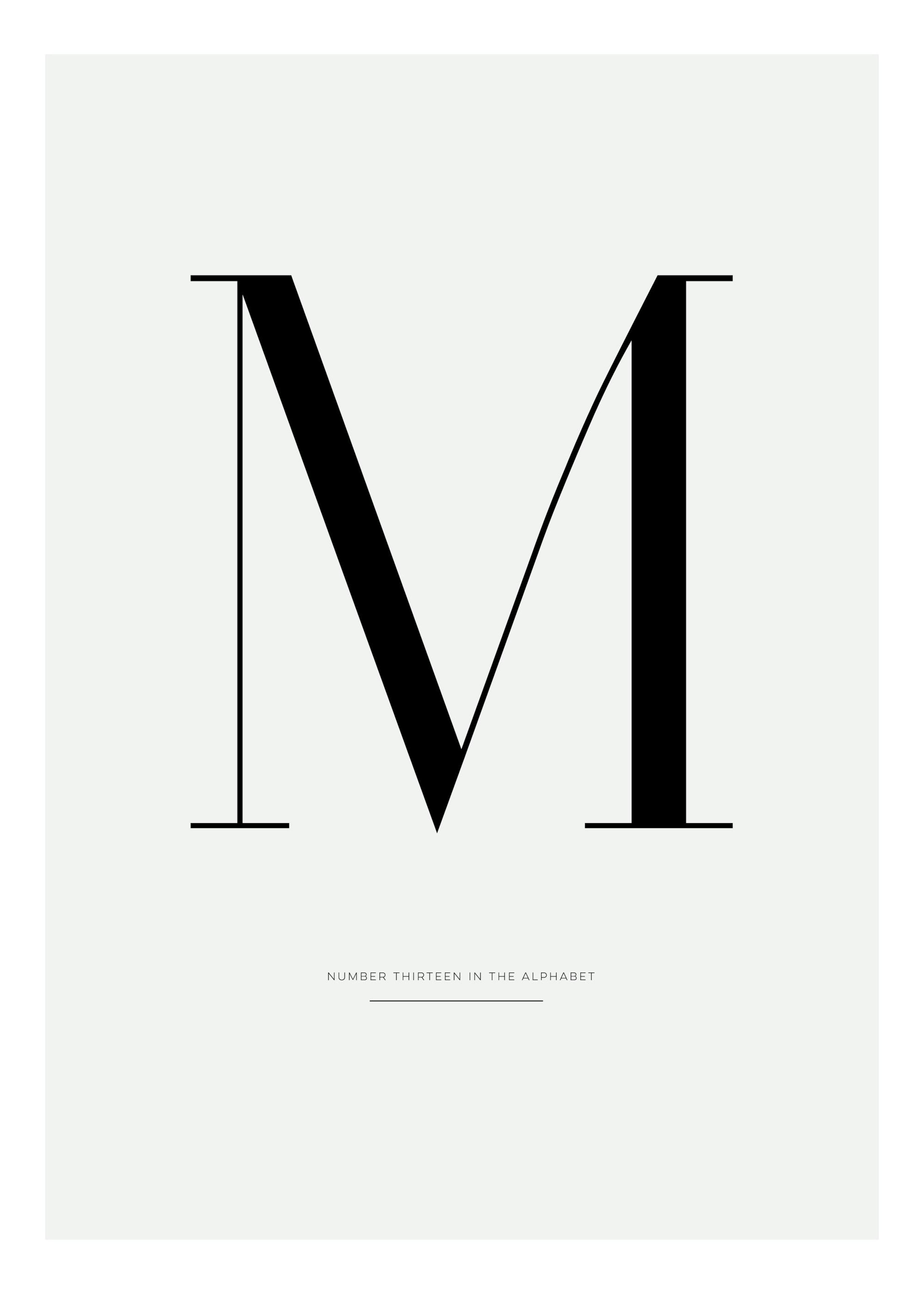 Graphic M, Plakat 0