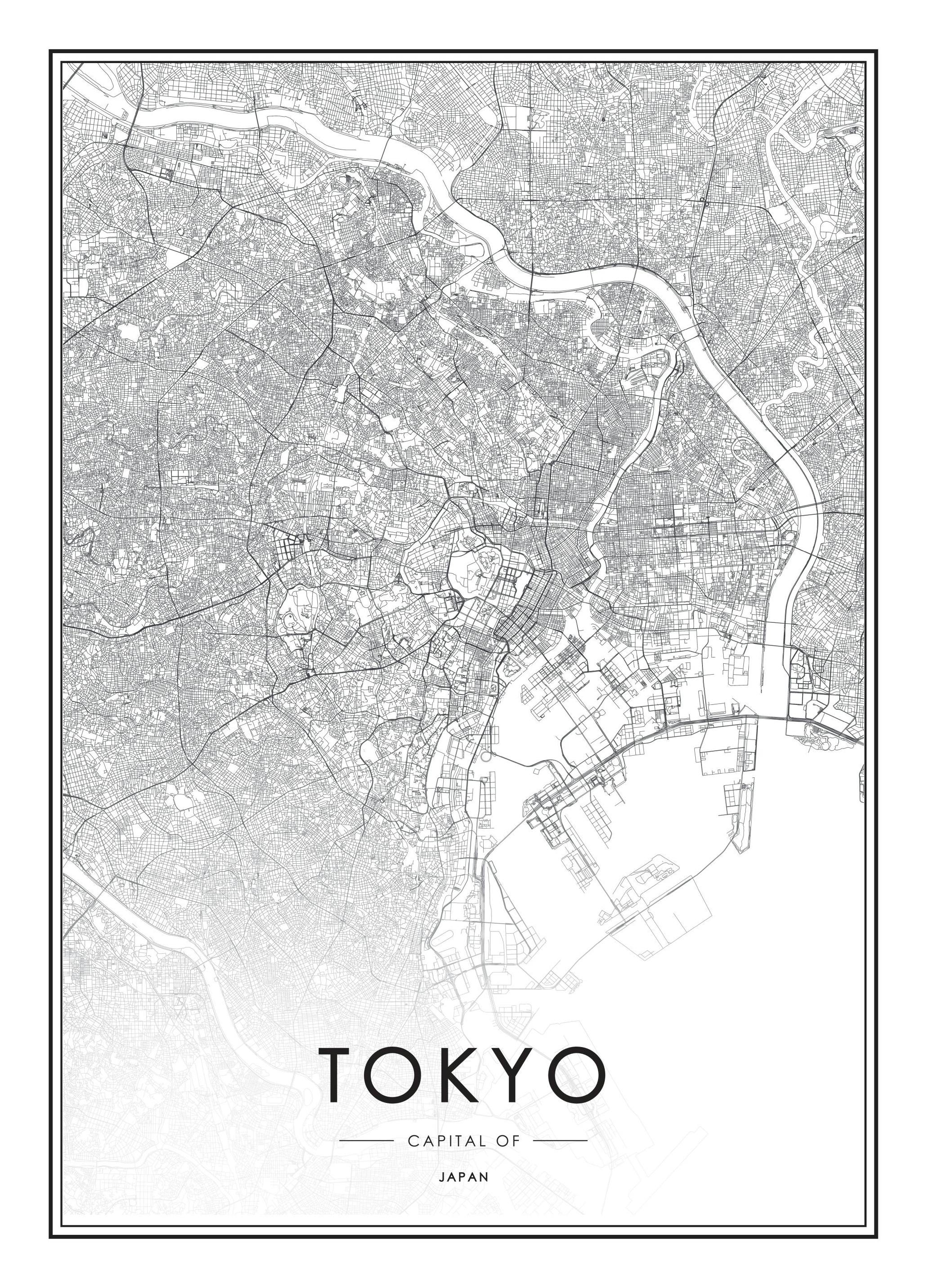 Tokyo Poster (50x70 cm)