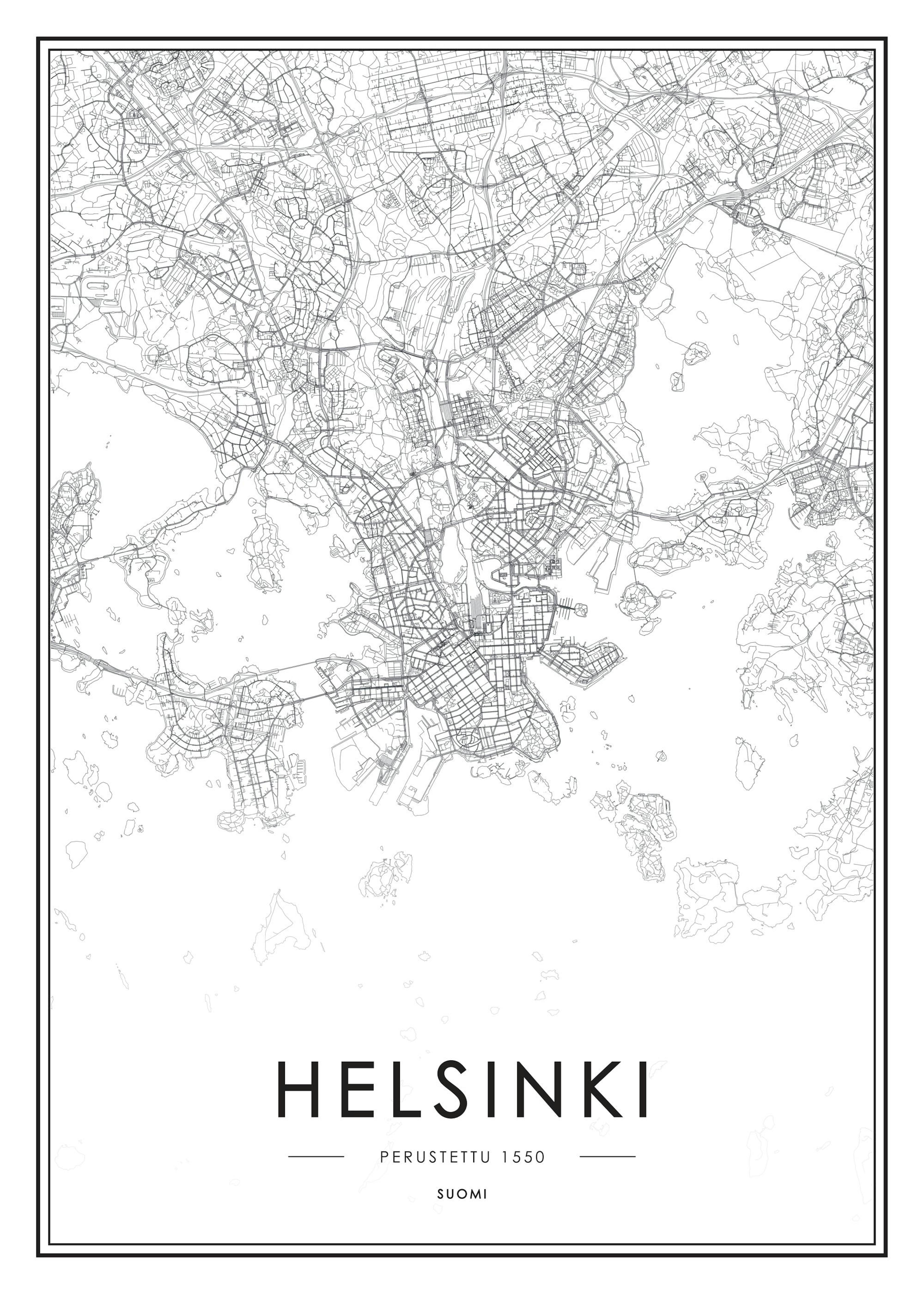 Helsinki Map, Posters 0