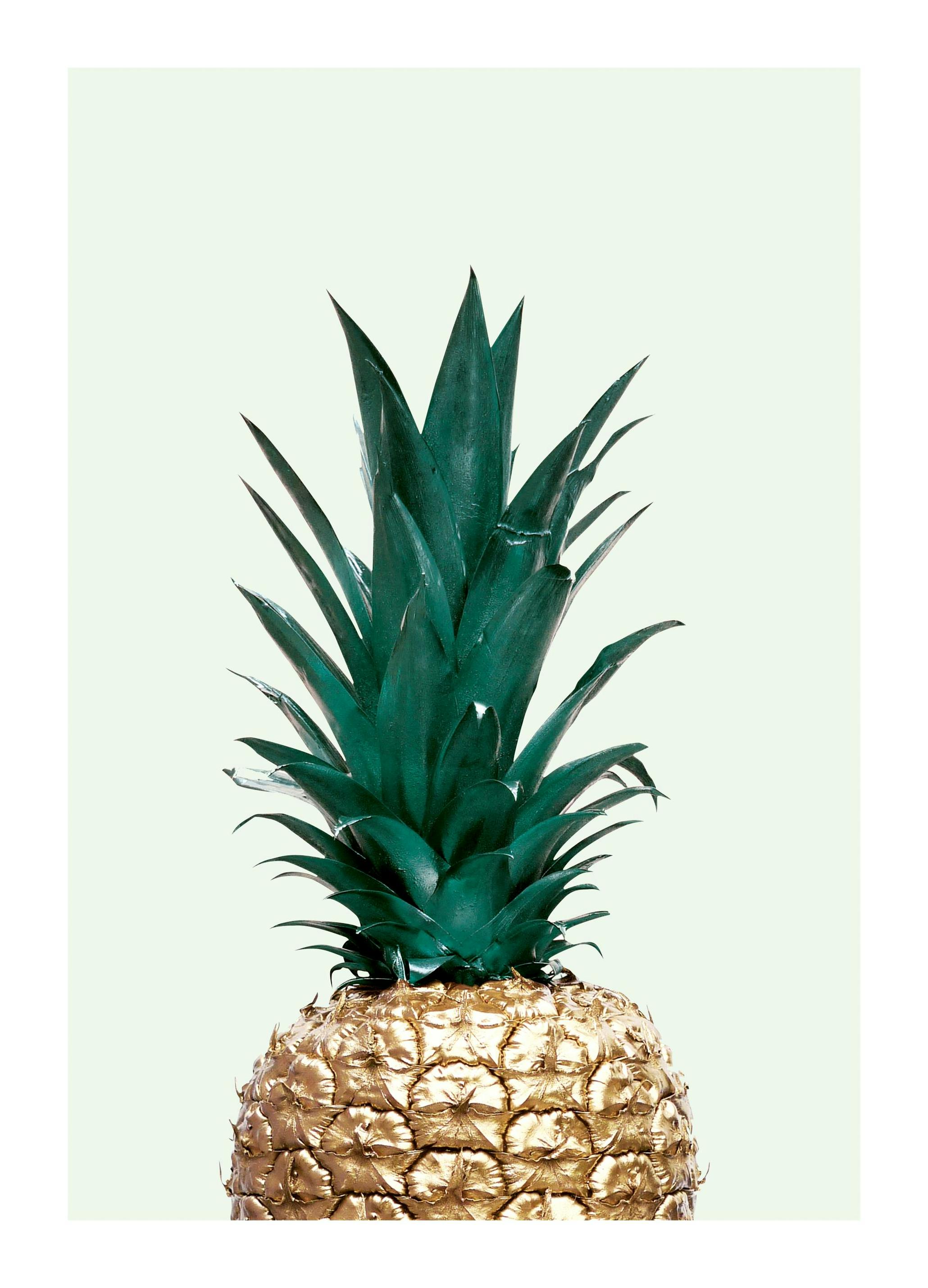 Green Pineapple, Poster (30x40 cm) - Moderne kunst