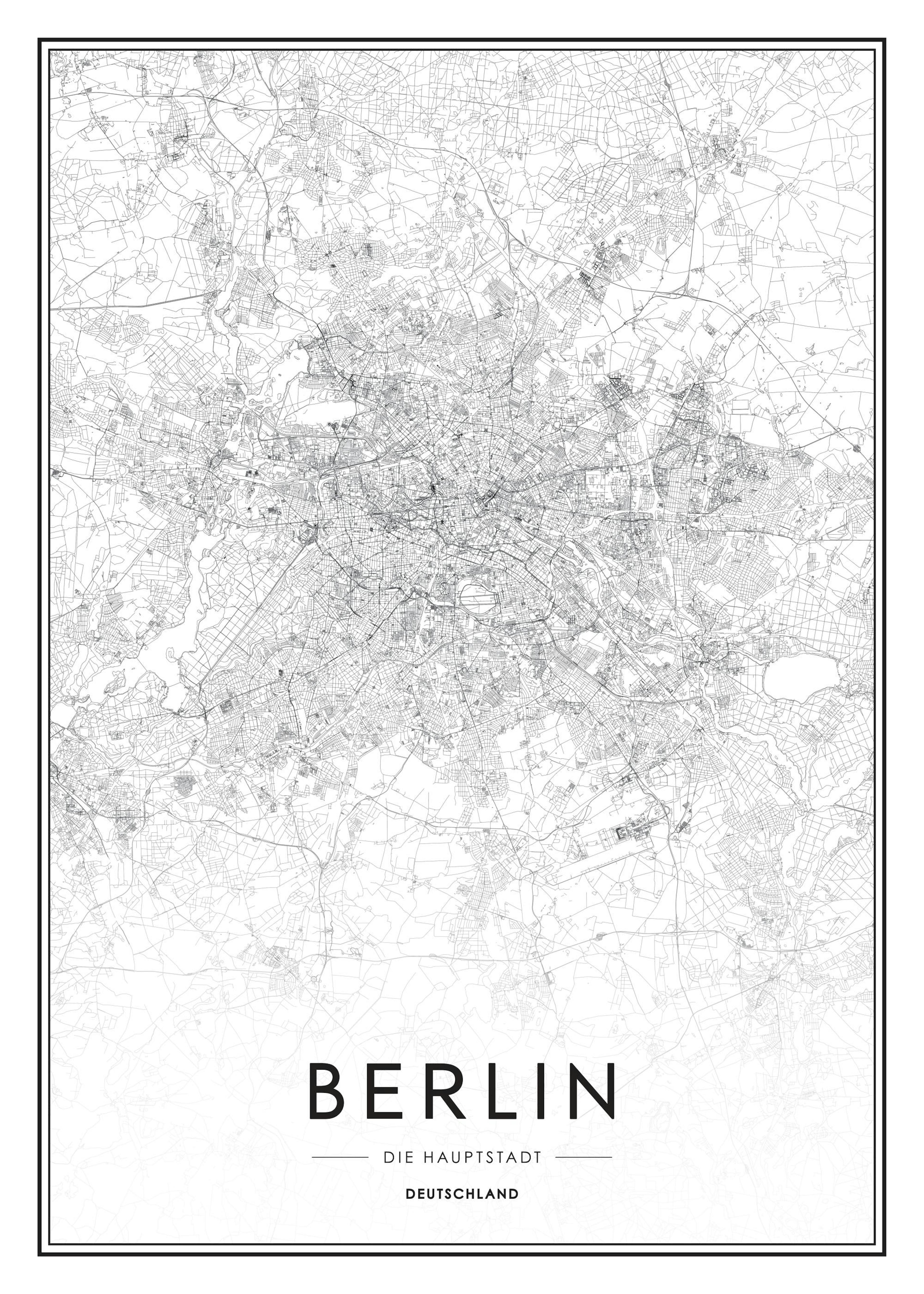 Berlin Map, Poster 0