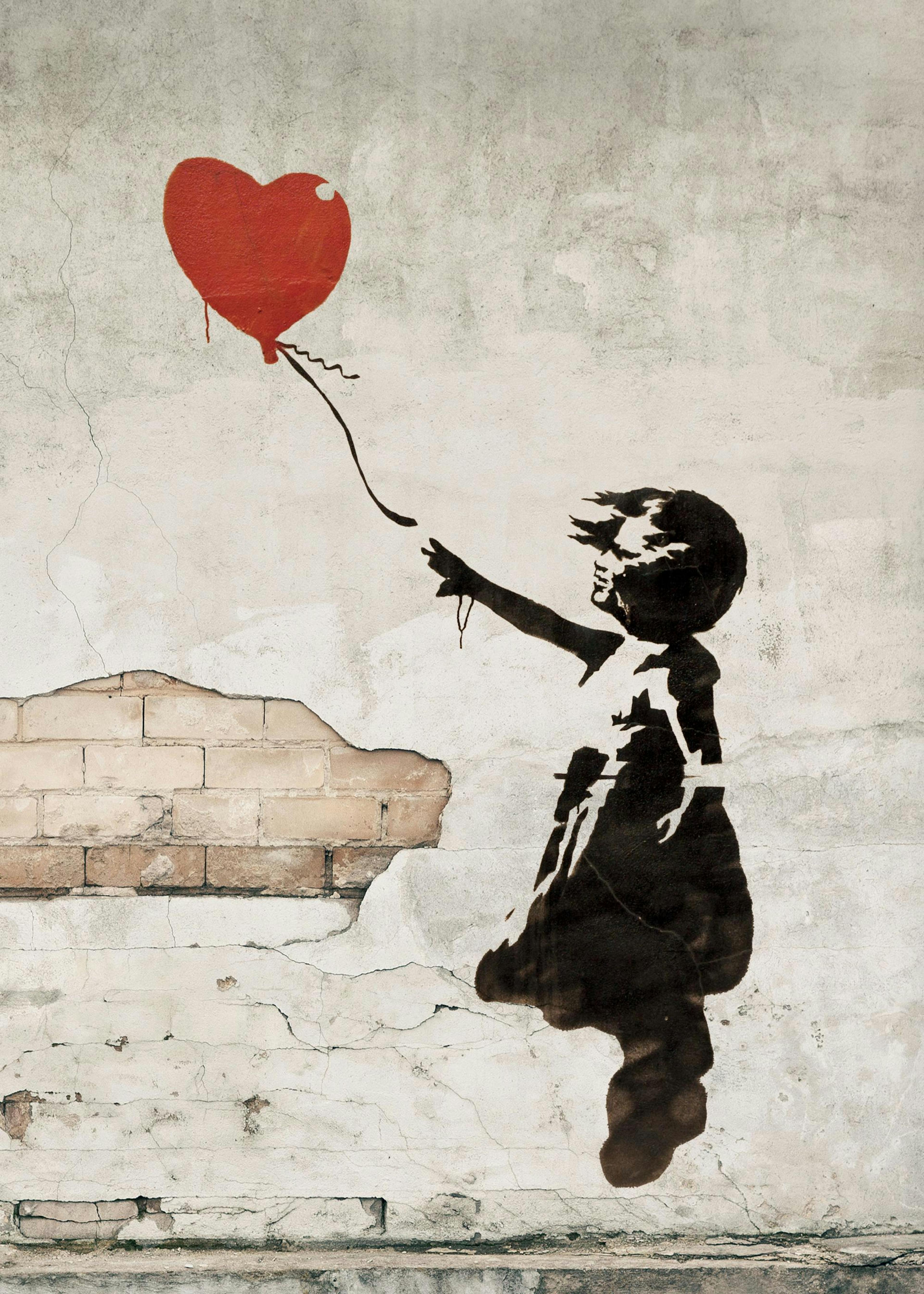 Girl With Love Balloon, Print 0
